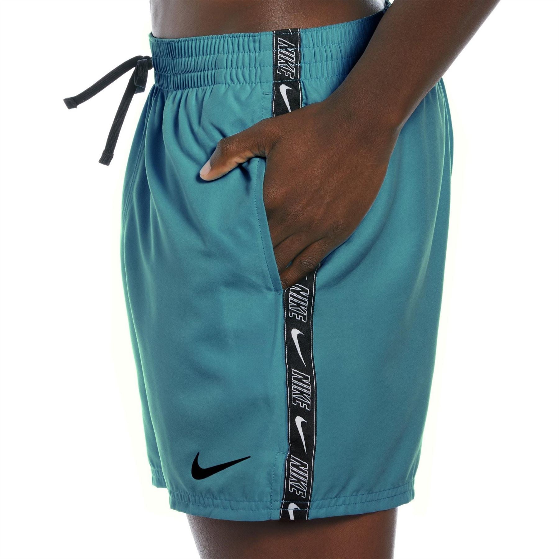 Nike Tape Swimming Logo Print Shorts