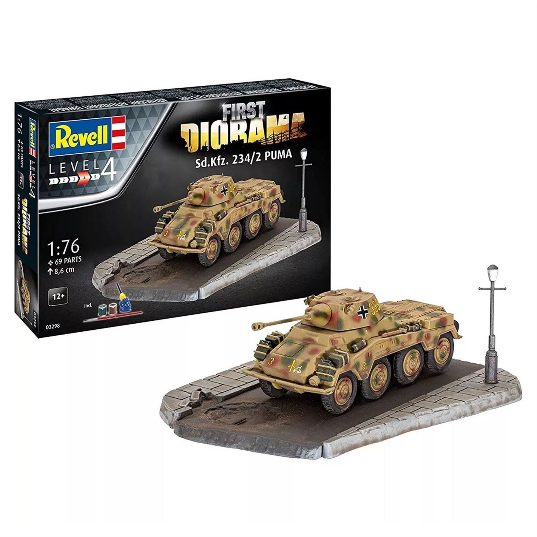 Revell Diorama Set 1:76 Sd.kfulL-Zip. 234 2 Puma