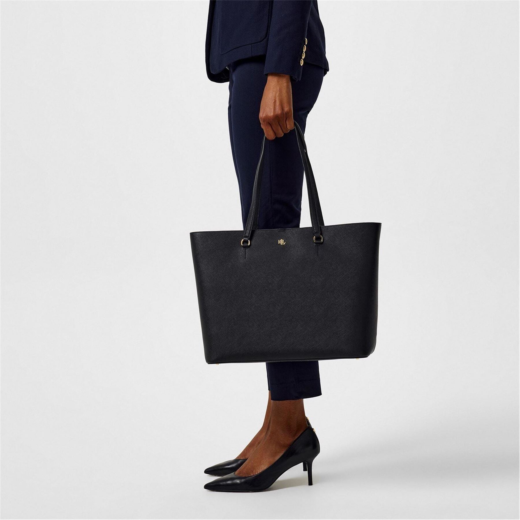 Lauren by Ralph Lauren Leather Large Karly Tote