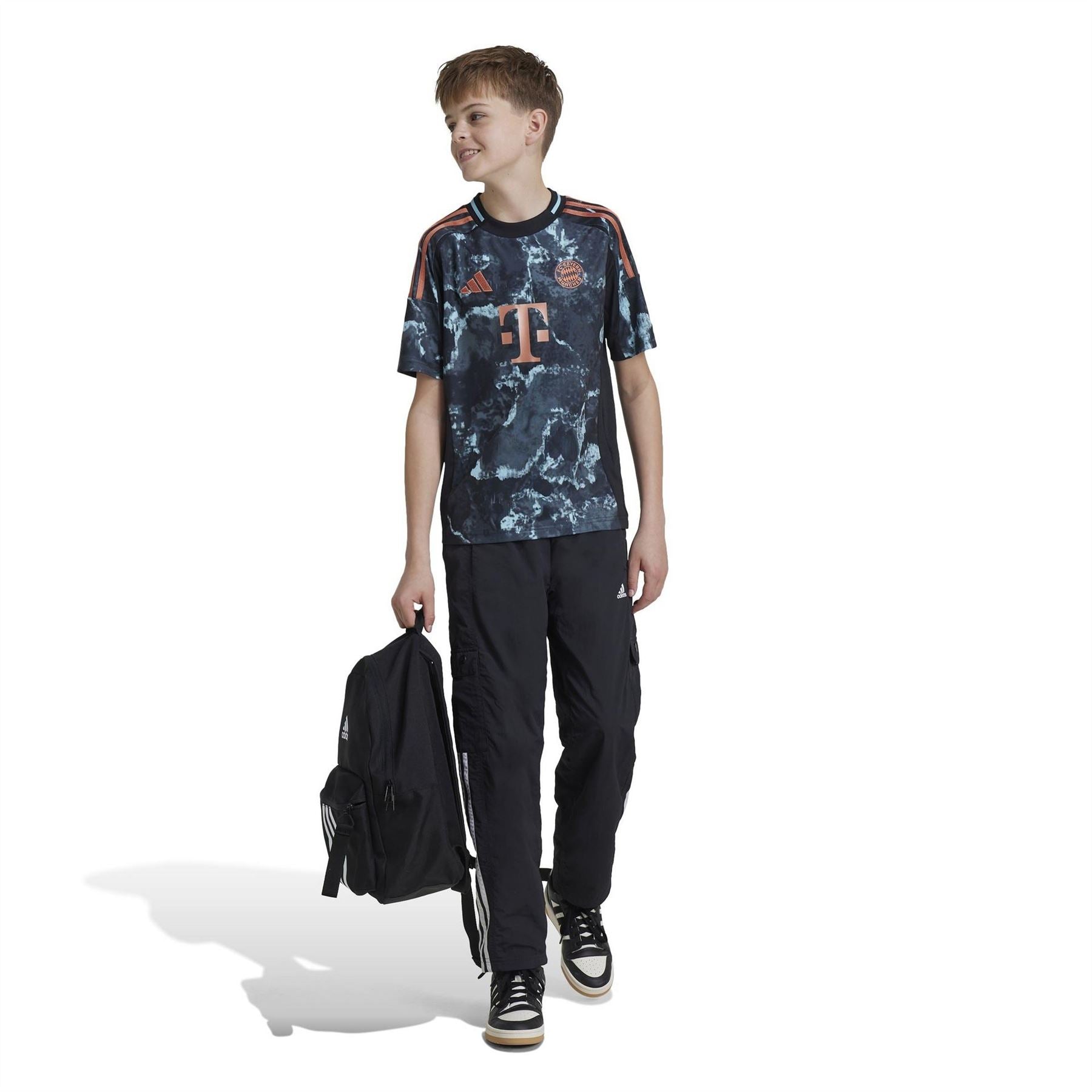adidas Bayern Munich Away Shirt 2024 2025 Juniors