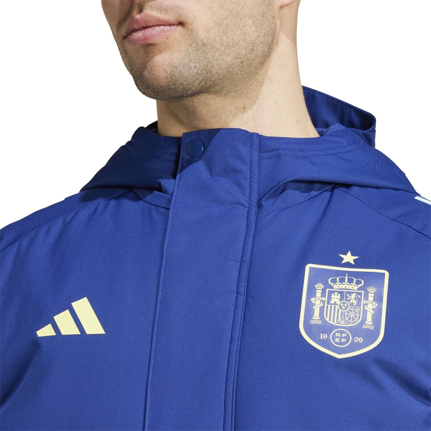 adidas Hooded Side Stripes Parka Coat