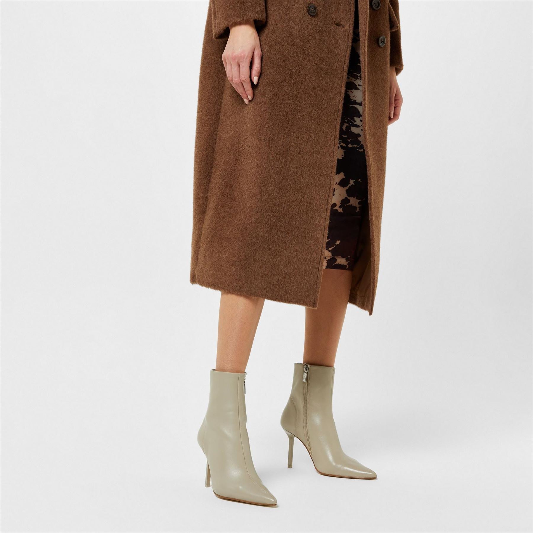 Steve Madden Stiletto Heel Ankle Boots with Almond Toe