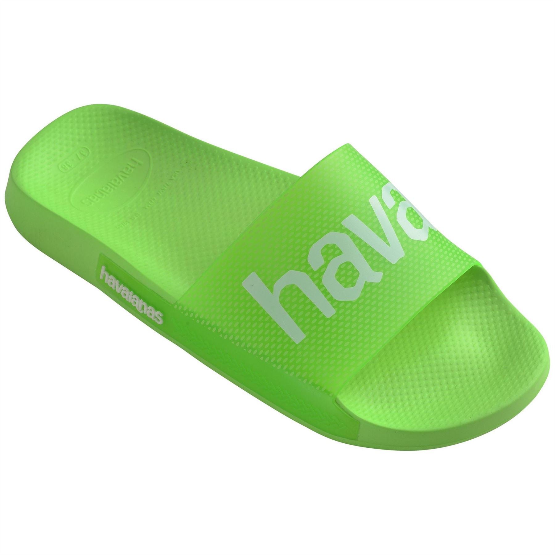Havaianas Solid Patterned Open Toe Slide Sandals