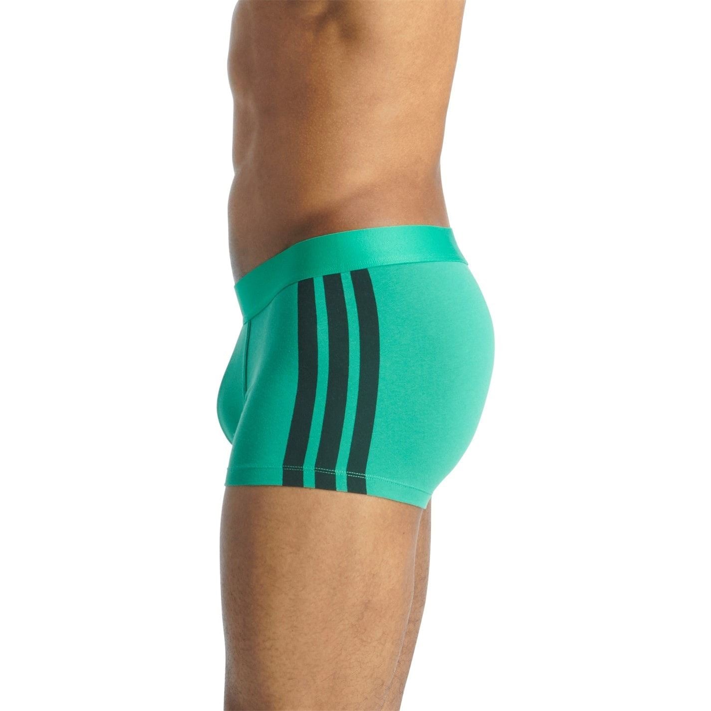 adidas Active Flex Cotton 3 Stripes Trunk (2pk)