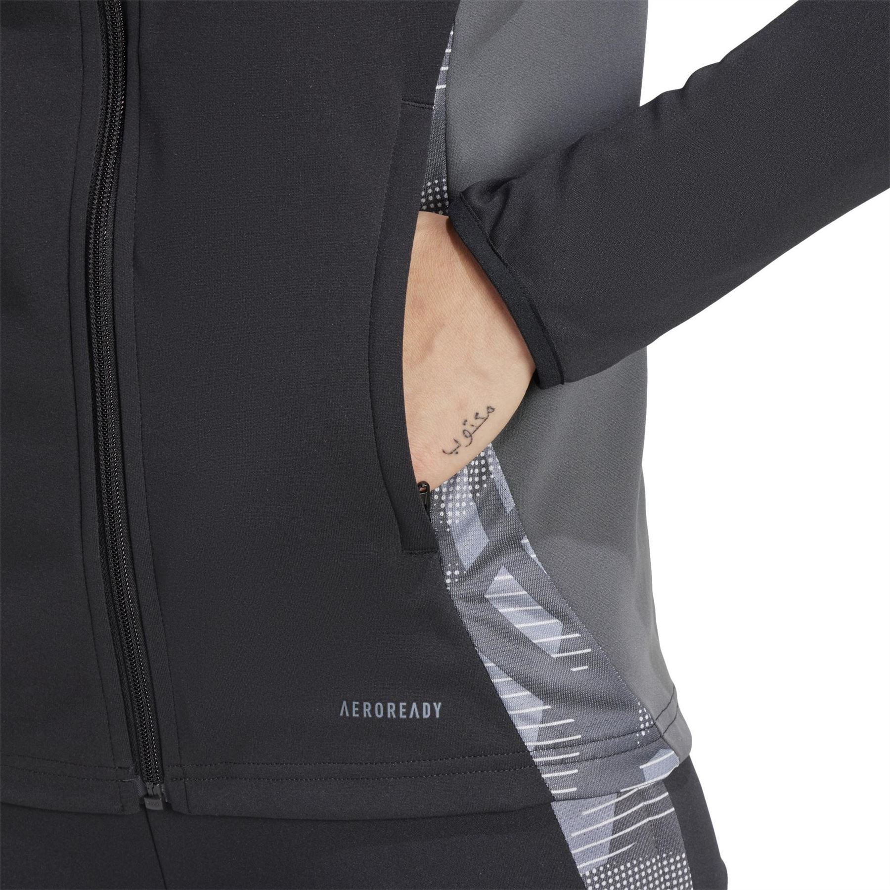 adidas Tiro24 Funnel Neck Raglan Sleeve Athletic Top