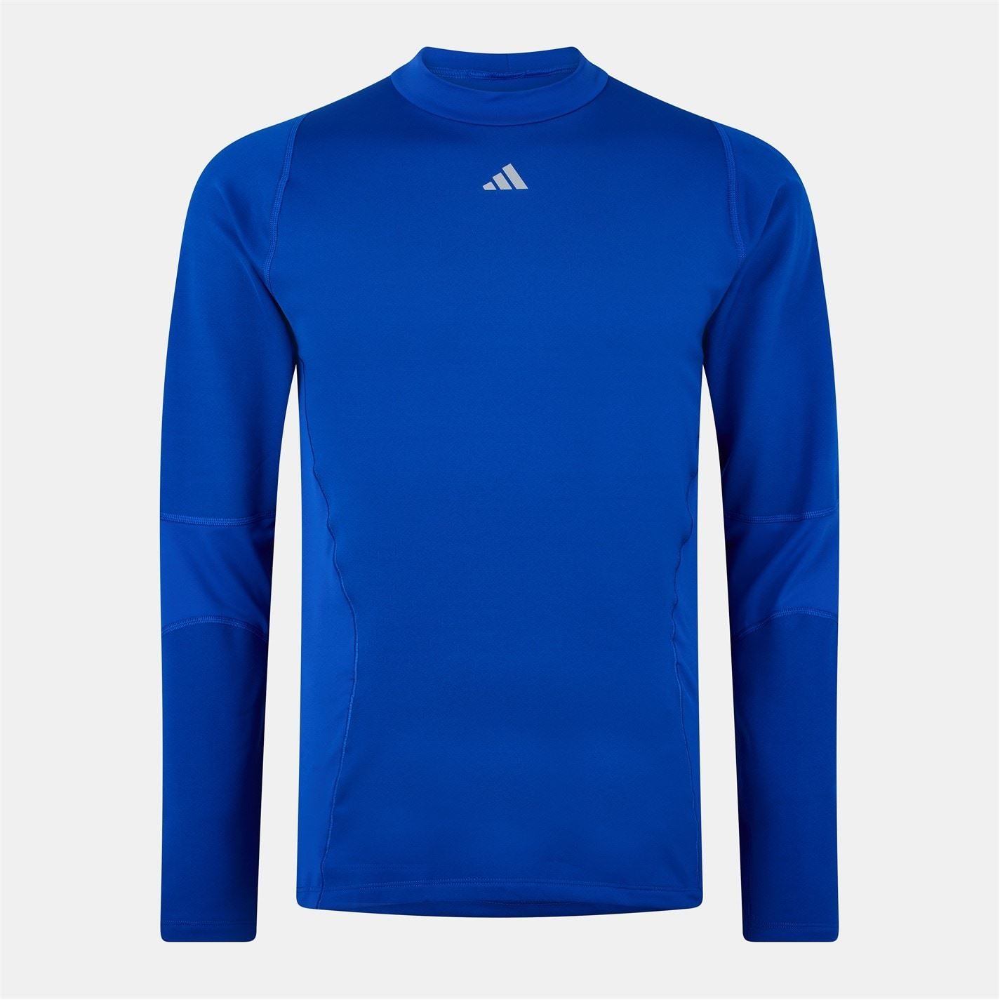 adidas Slim Fit Mock Neck Long Sleeve T-Shirt