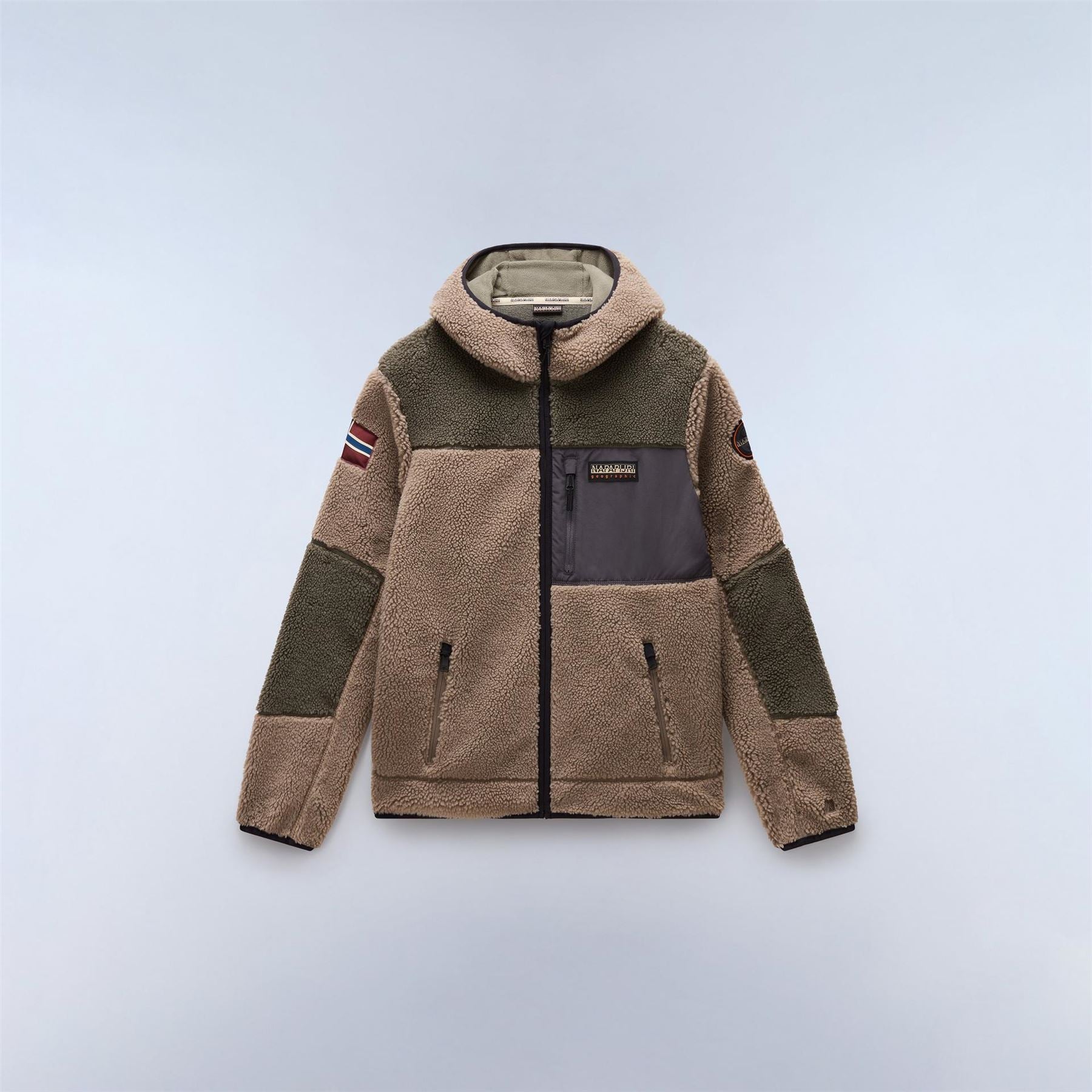 Napapijri Mens Yupik Full Zip Fleece Hoodie
