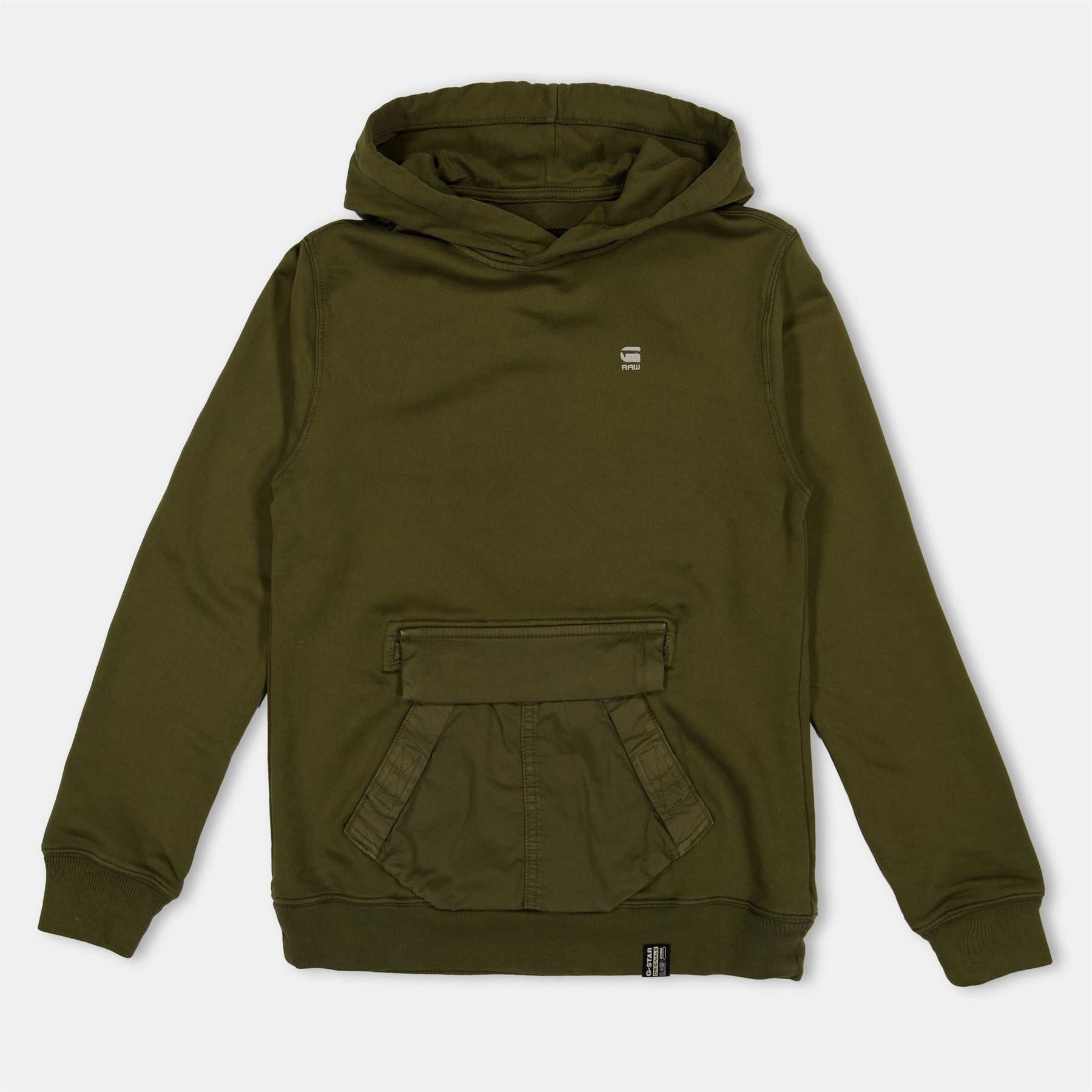G Star Relaxed Fit Hooded Neck Long Sleeve Sweatshirt