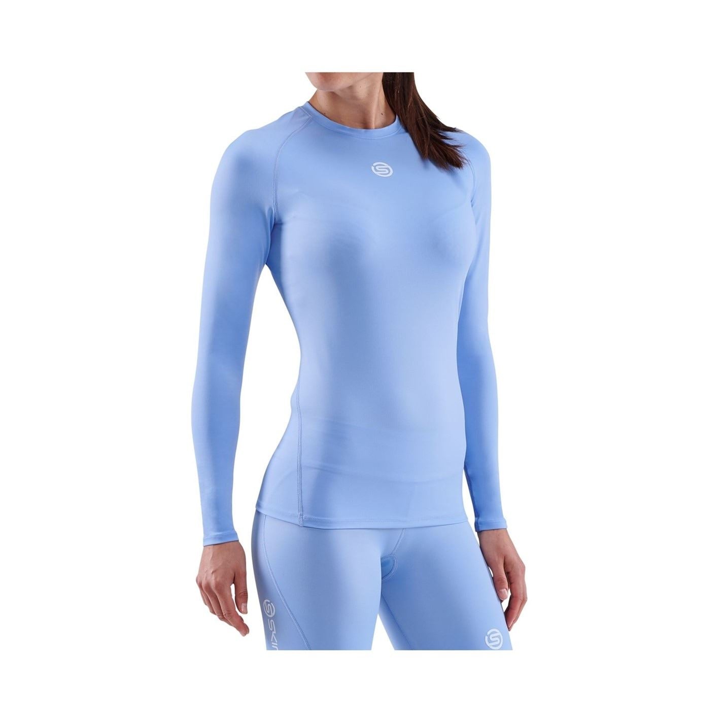 Skins Compression Fit Crew Neck Long Sleeve Athletic Top