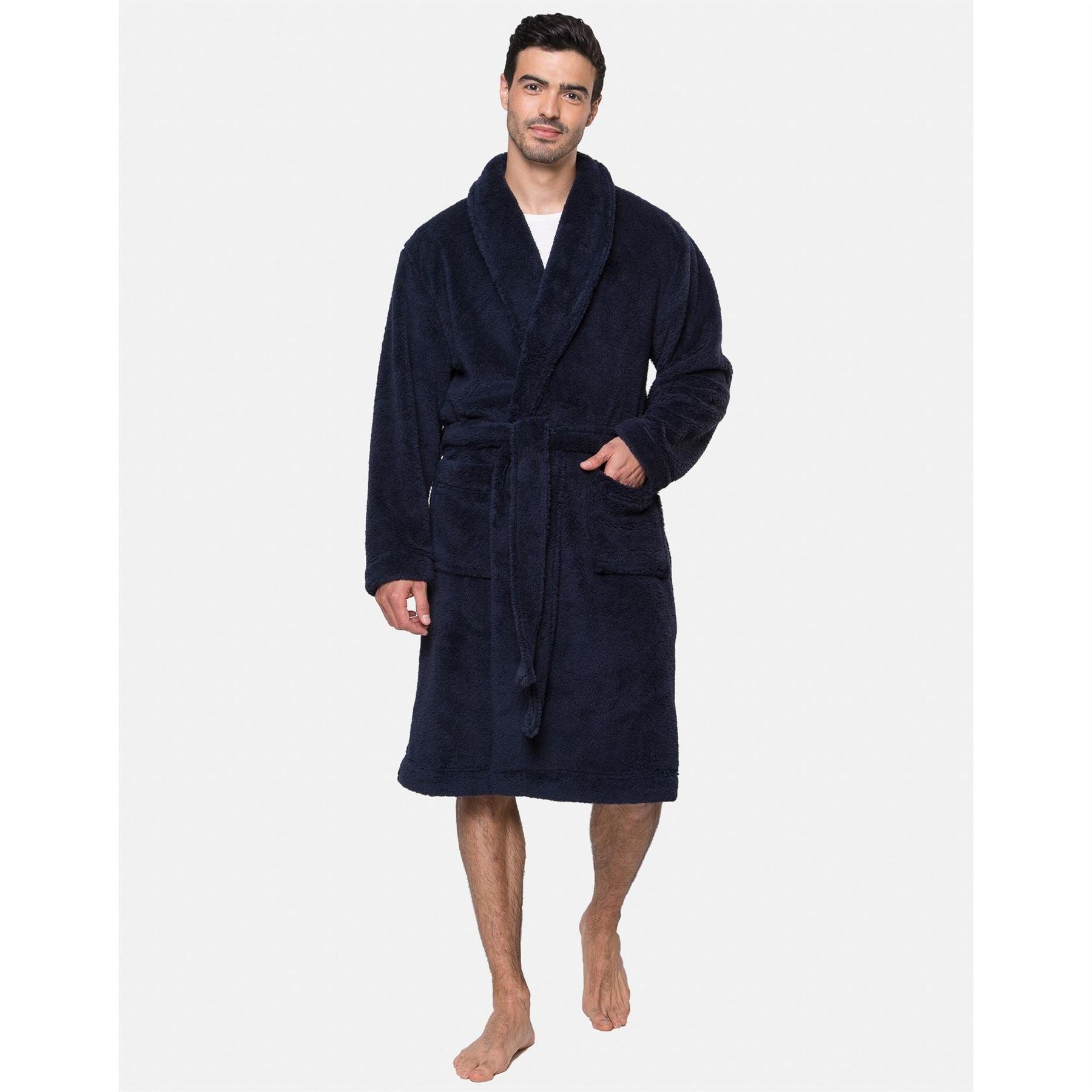Threadbare Robert Fluffy Dressing Gown