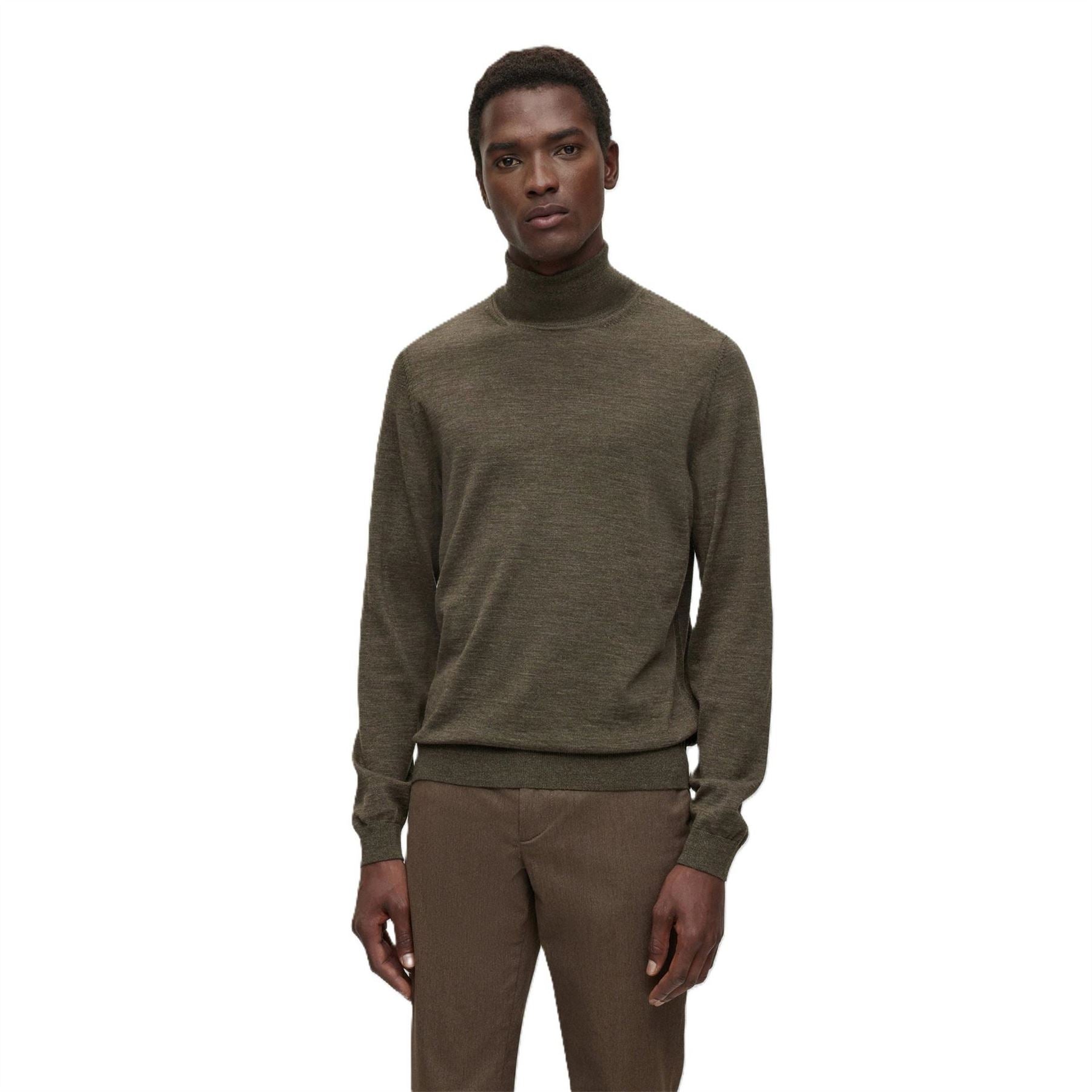 Boss Turtle Neck Long Sleeve Regular Fit Sweater