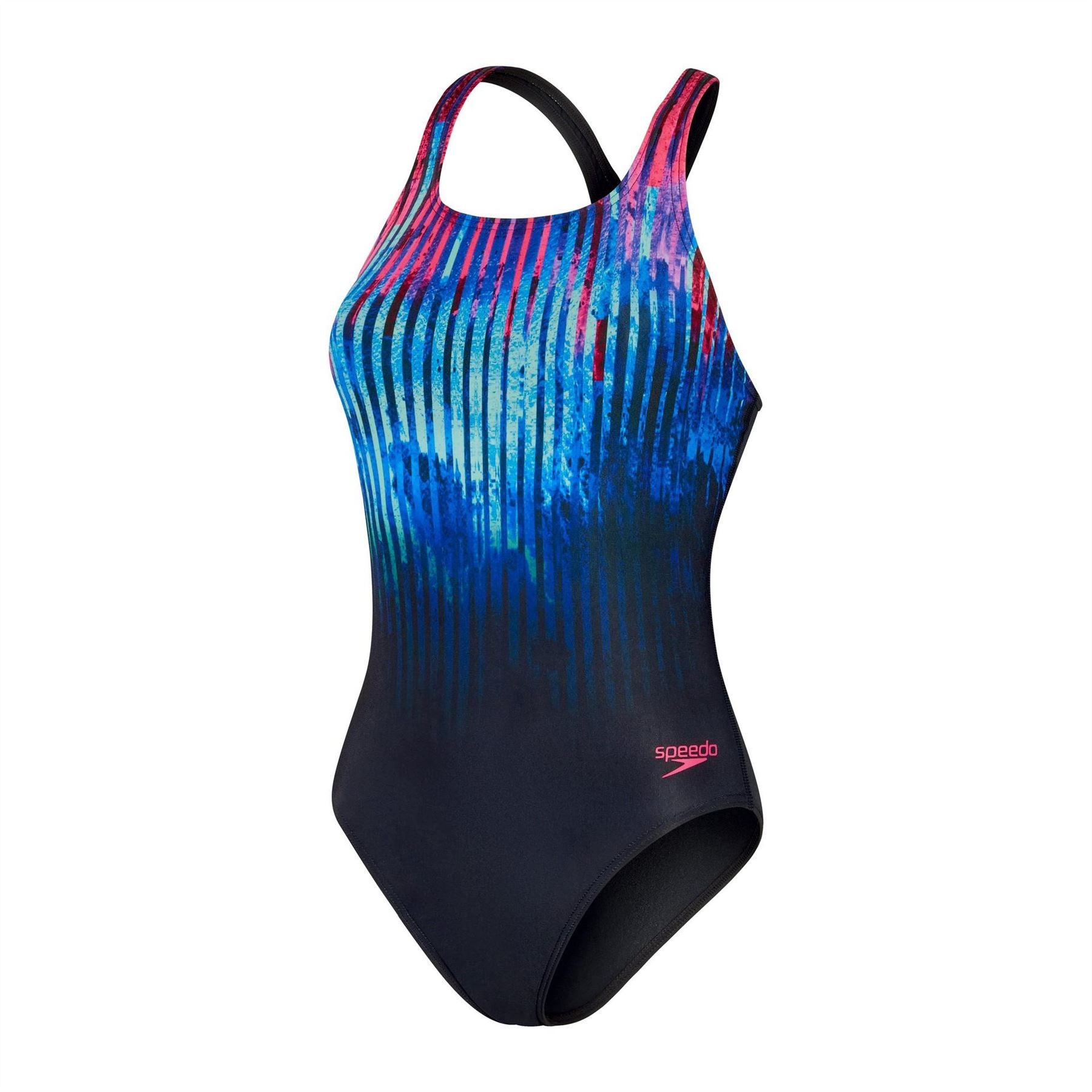 Speedo Womens Digital Printed Medalist Swimsuit