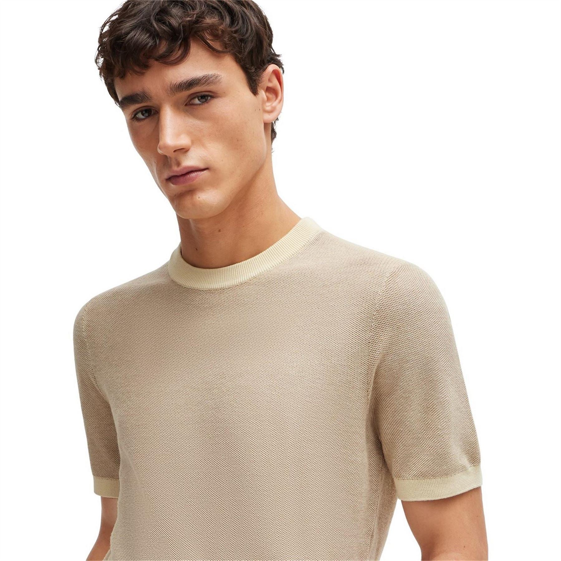 Boss Hbb Tantino Knitted T Regular Fit T-Shirt
