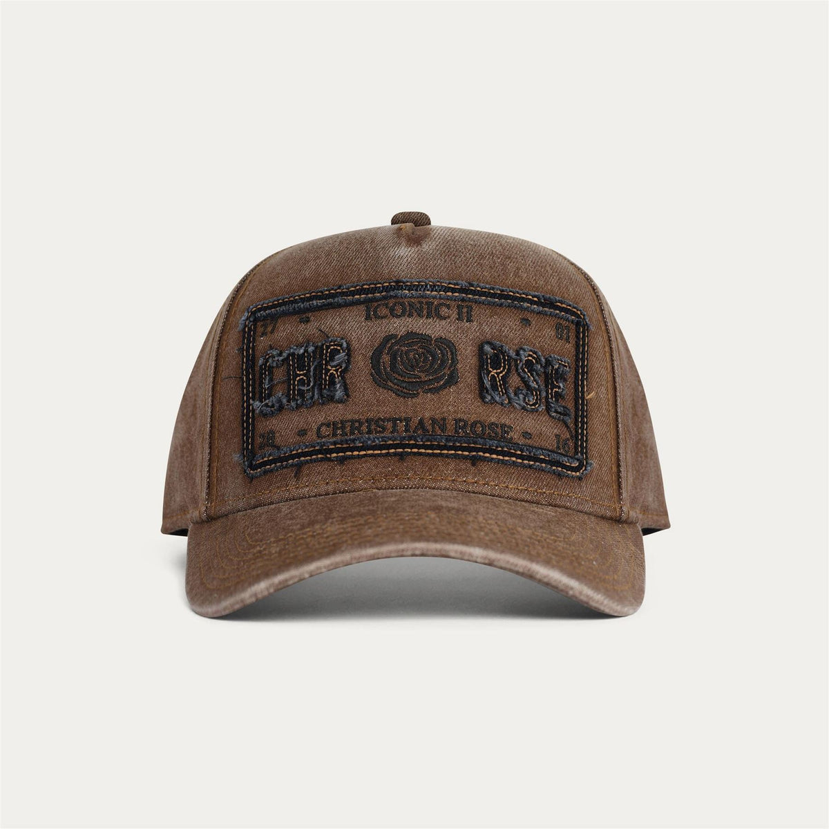 Christian Rose Iconic Ii Plate Trucker Cap