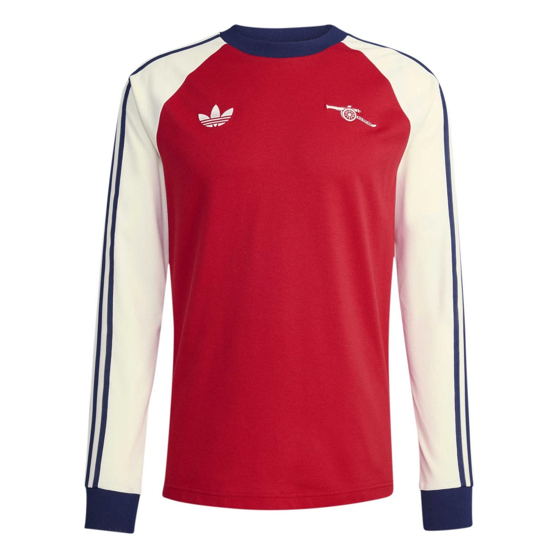adidas Arsenal Crew Neck Long Sleeve Raglan Jersey T-Shirt