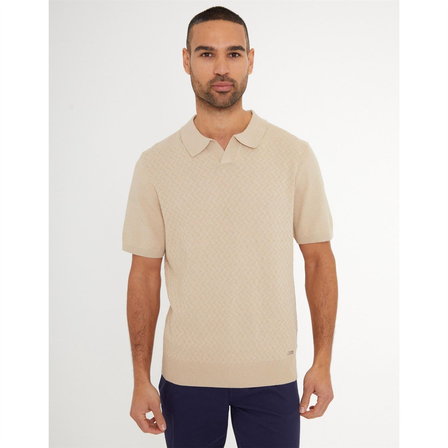 Threadbare Sny Bank Collared Neck Short Sleeve Polo Shirt