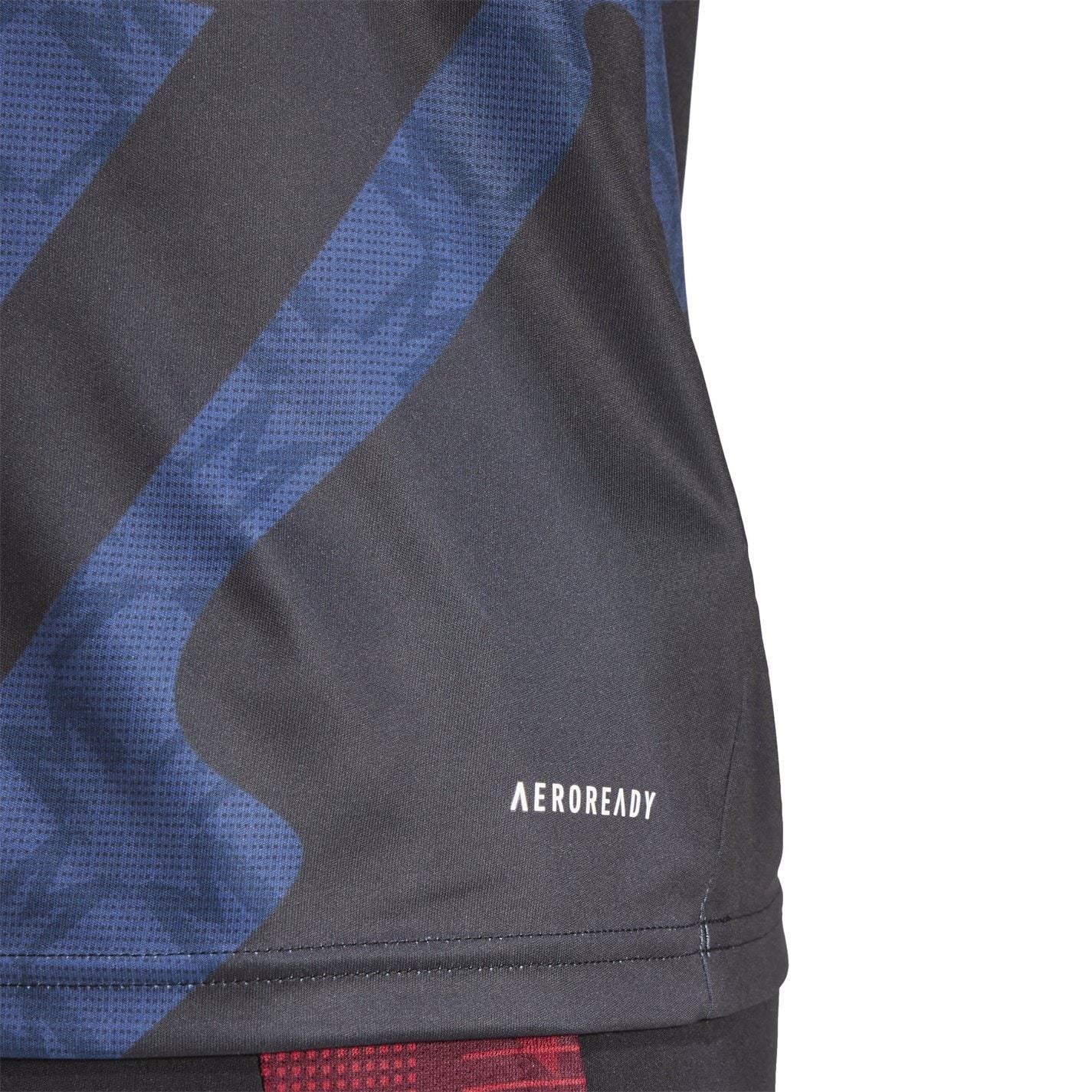 adidas Womens Manchester United Prematch Shirt 2024 2025