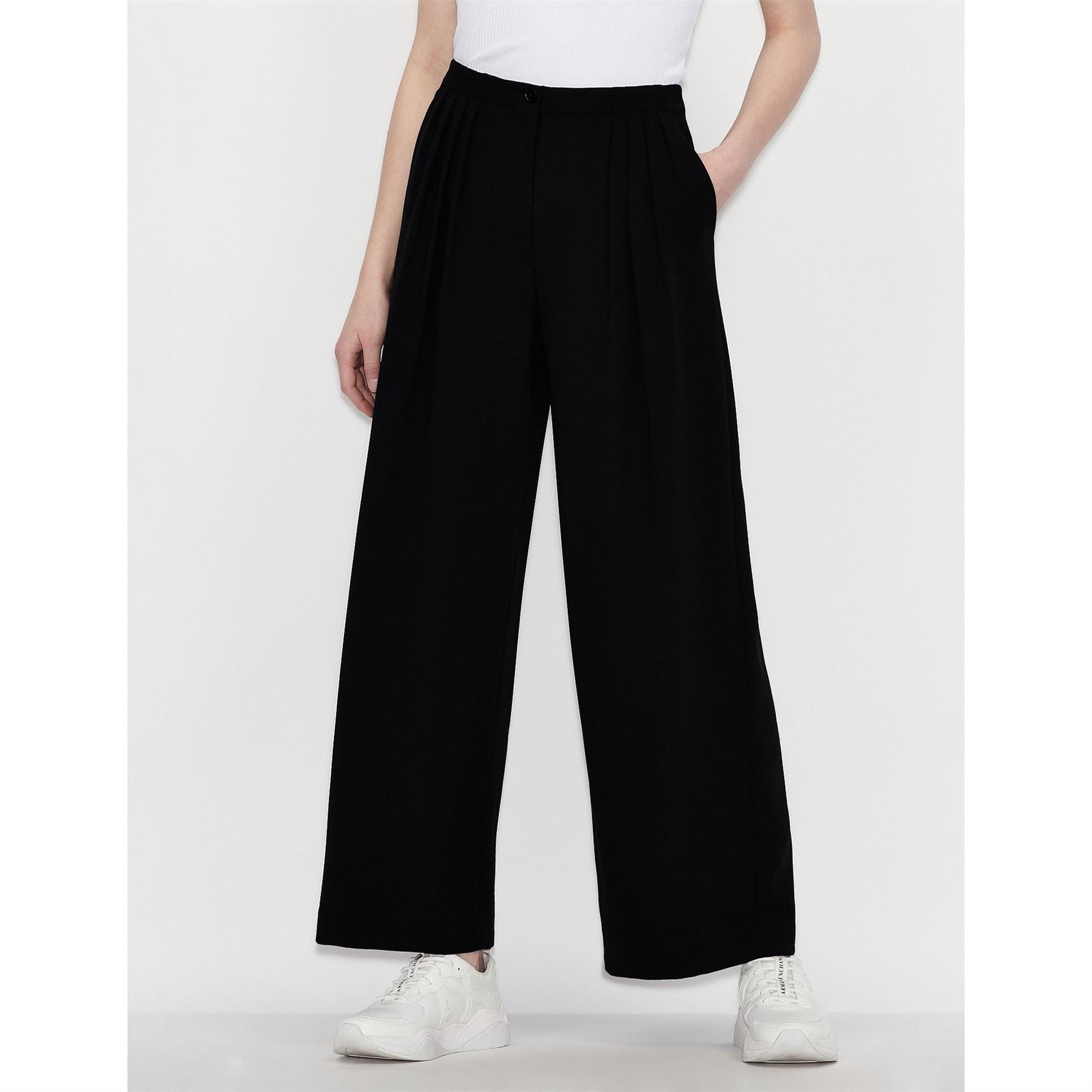 Armani Exchange Wide Leg Trousers