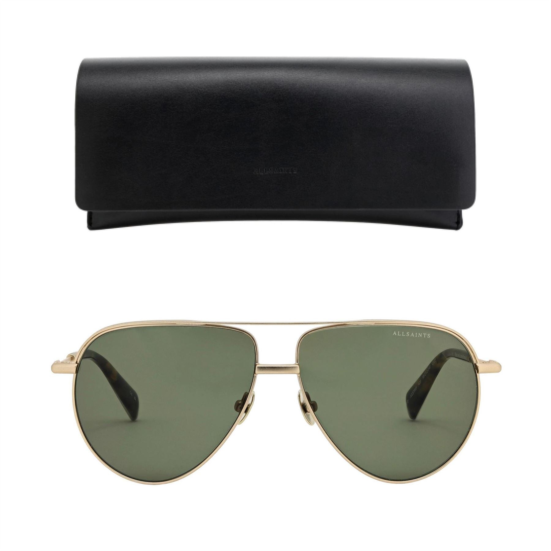 AllSaints Sai Murphy Double Bridge Aviator Sunglasses