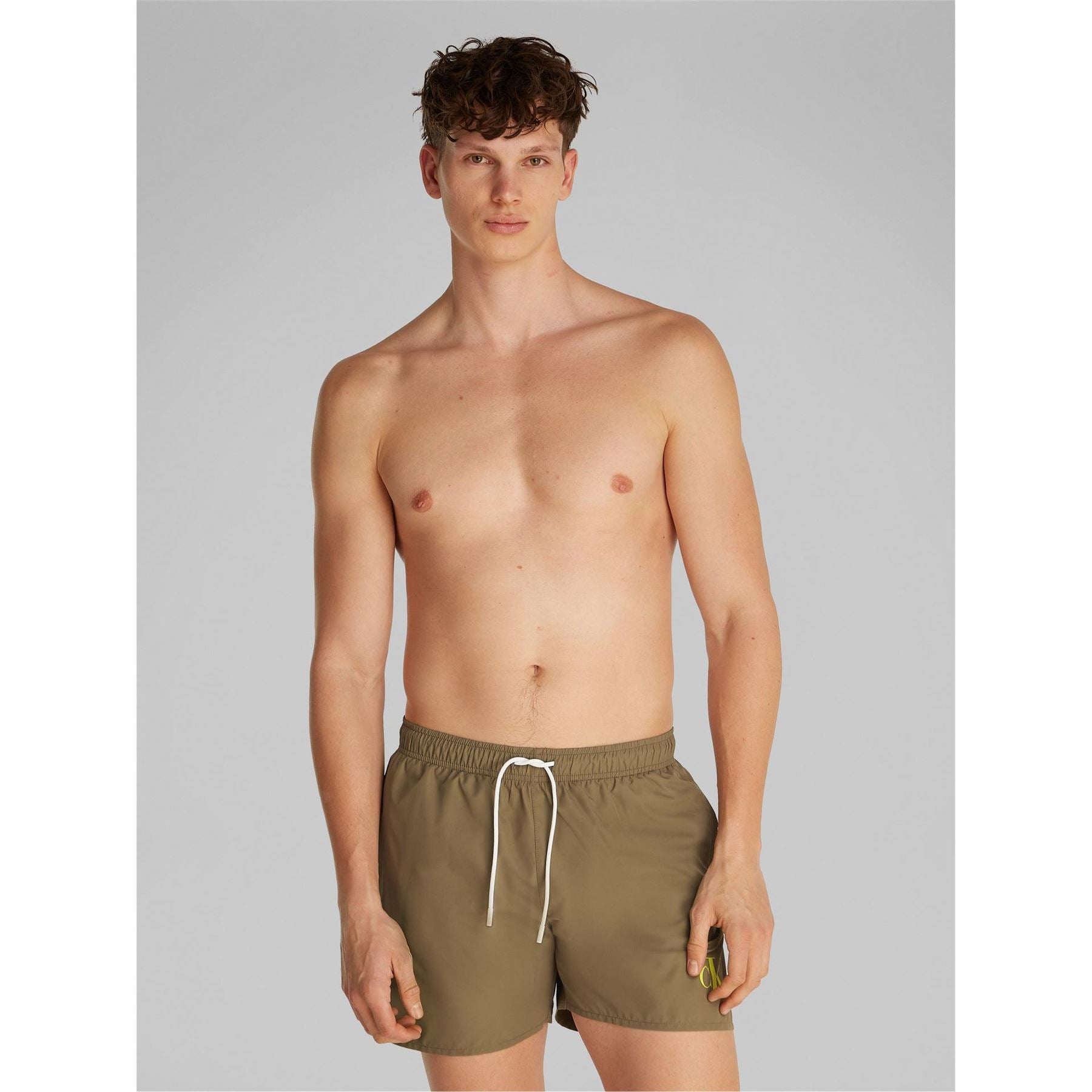 Calvin Klein Medium Drawstring Quick Drying Mid Length Swim Shorts