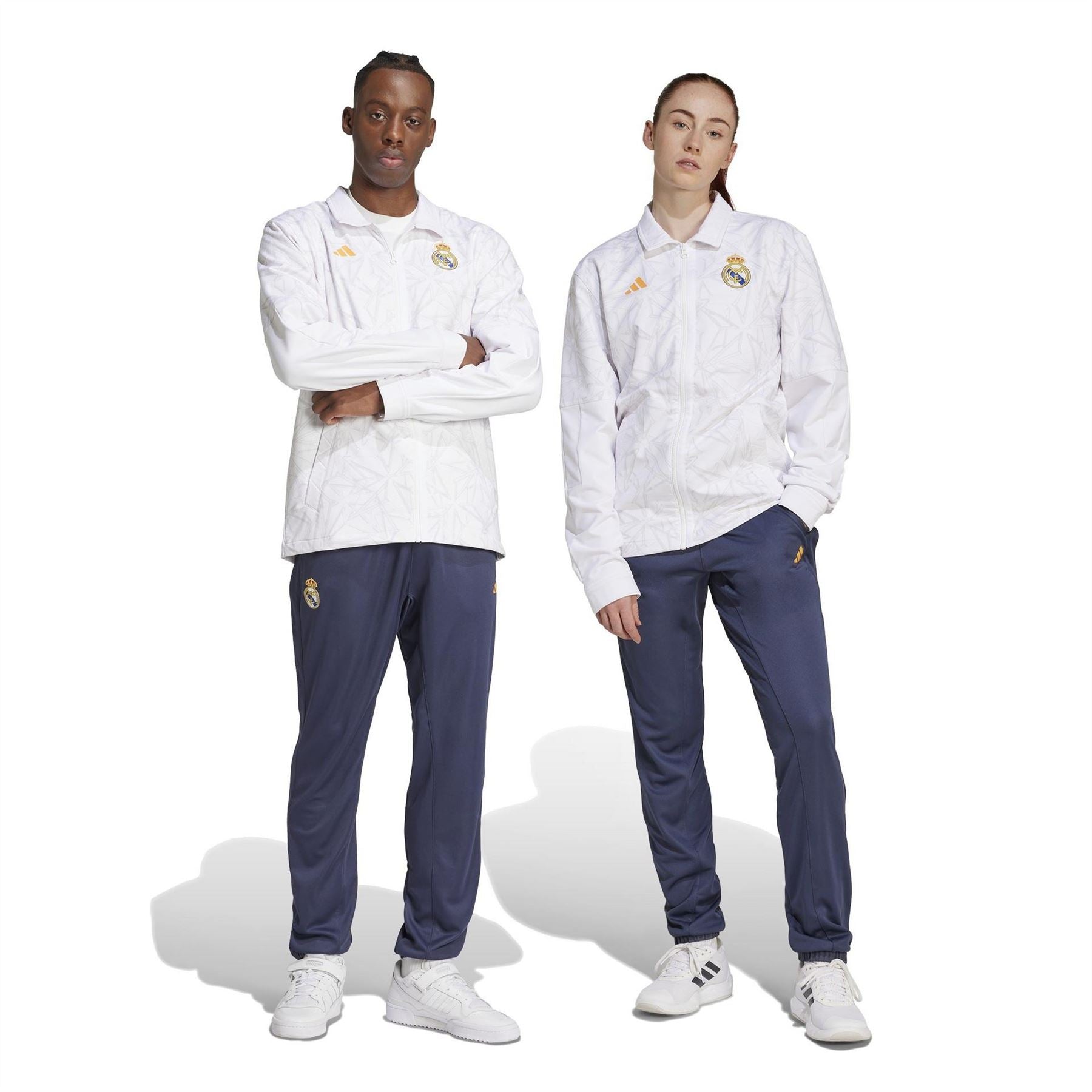 adidas Real Madrid Warm Up Tracksuit Bottoms Adults
