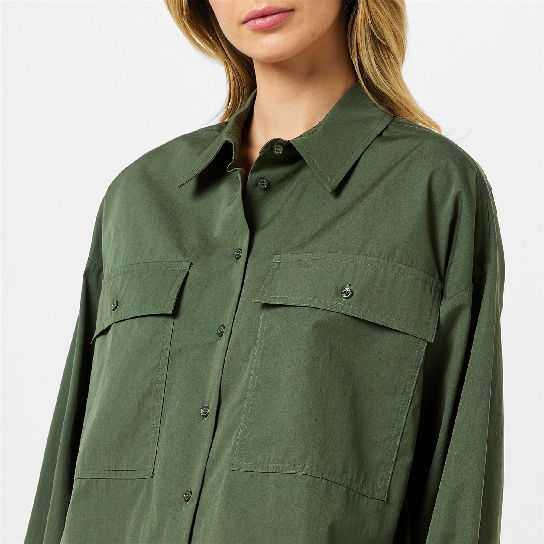 Weekend Max Mara Carter Long Sleeve Plain Shirt