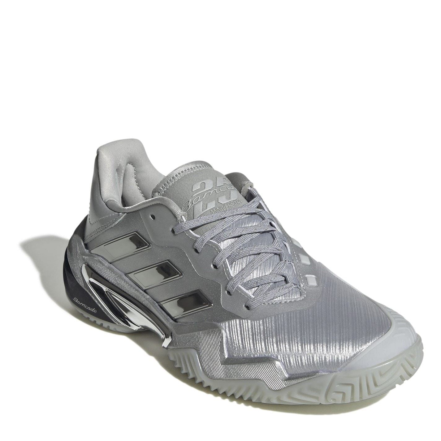 adidas Womens Barricade 13 Silver Edition Tennis Shoes