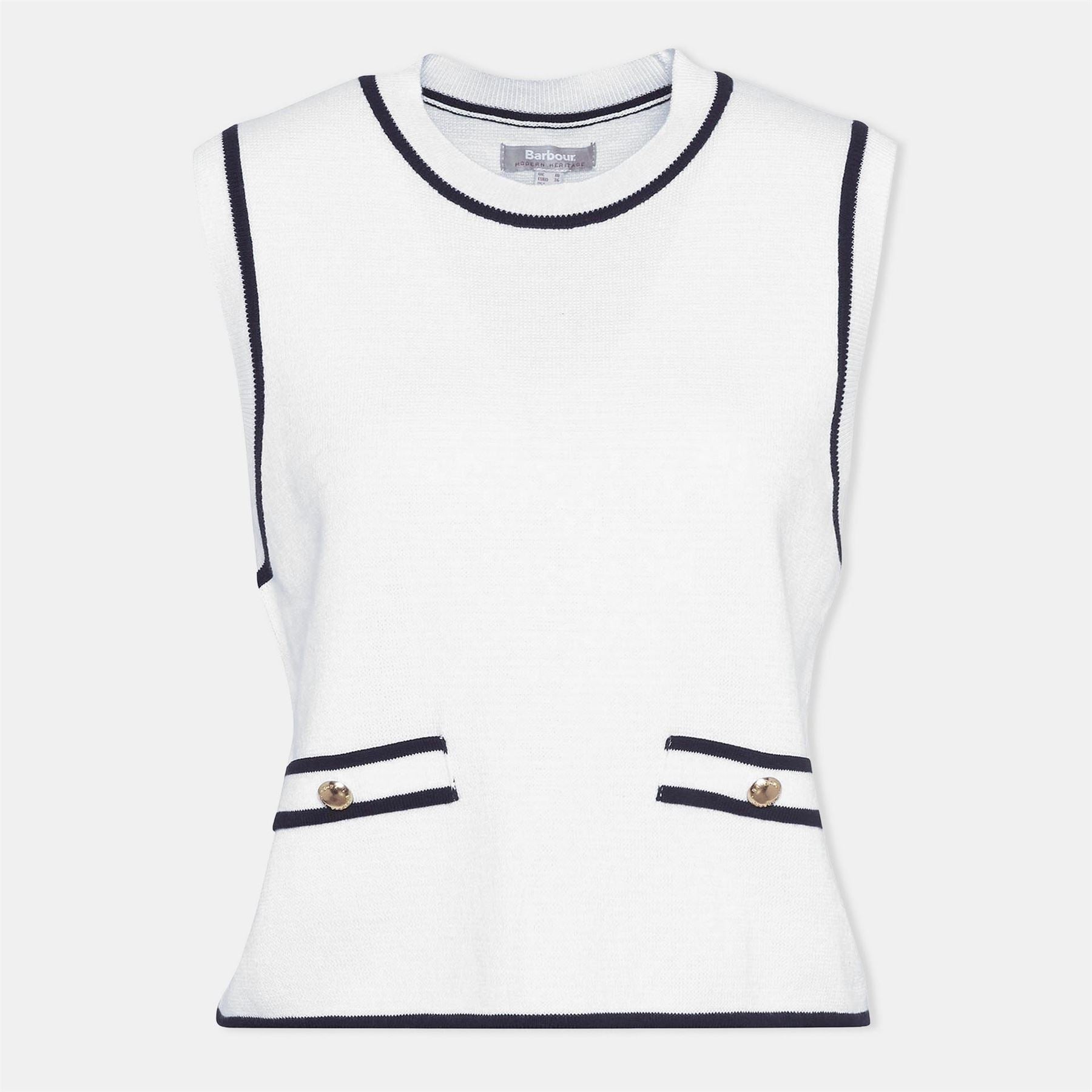 Barbour Sleeveless Knitted Jumper
