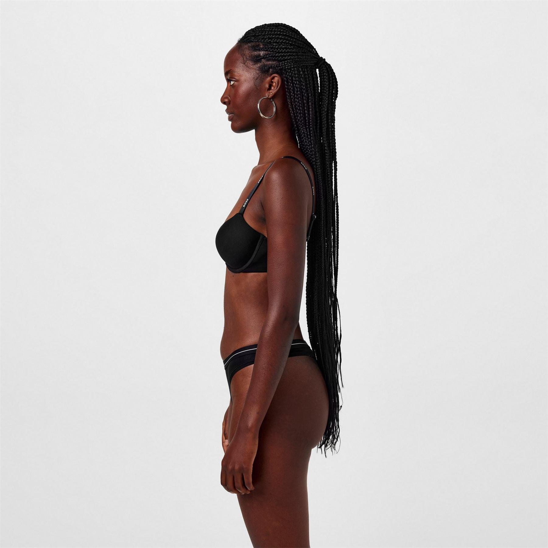 Boss Logo Embellish Thong