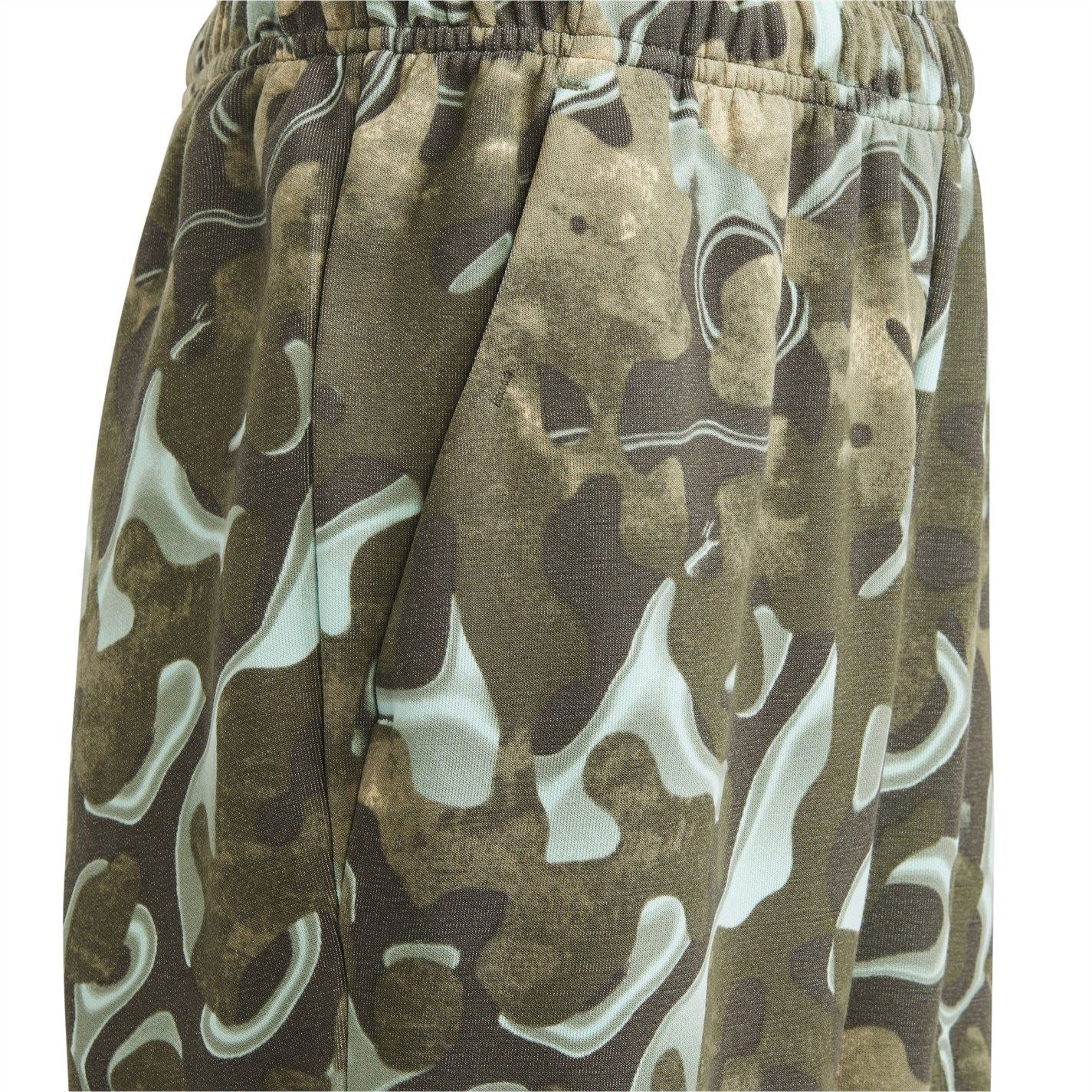 adidas Future Icons Allover Print Joggers Juniors