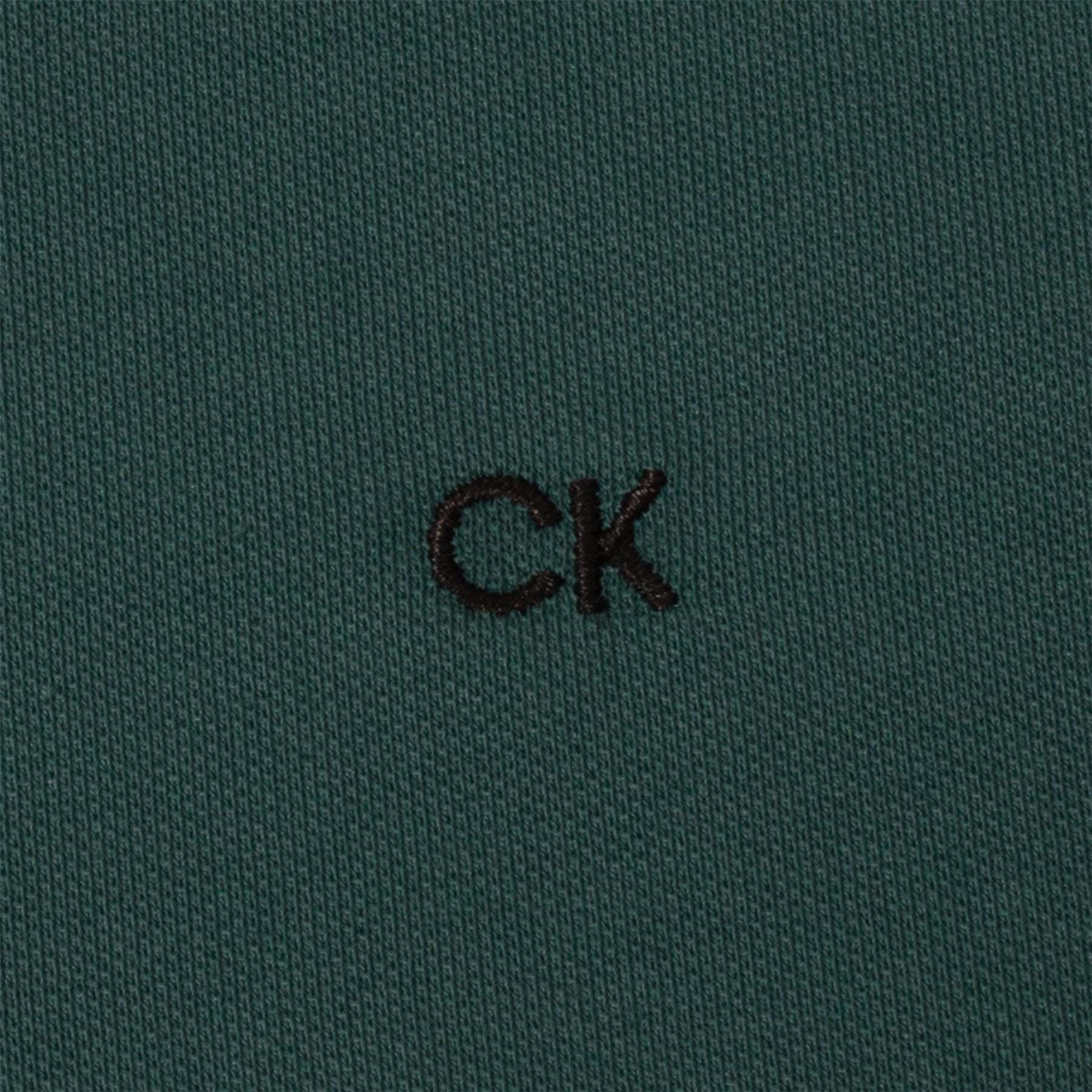Calvin Klein Golf Embroidered Collared Neck Short Sleeve Polo Shirt