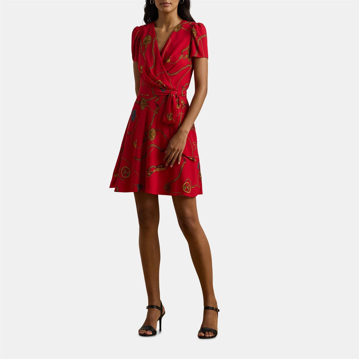 Lauren by Ralph Lauren Georgette Mini Dress