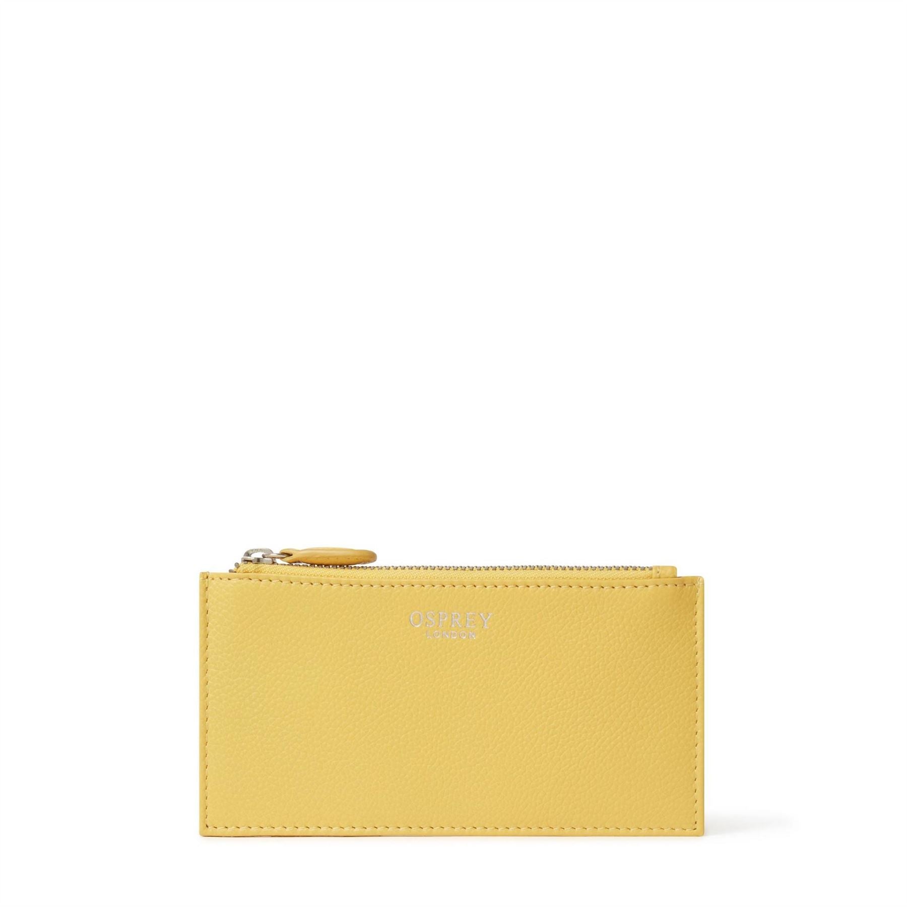 Osprey London London Molly Zip Top Leather Card Pouch