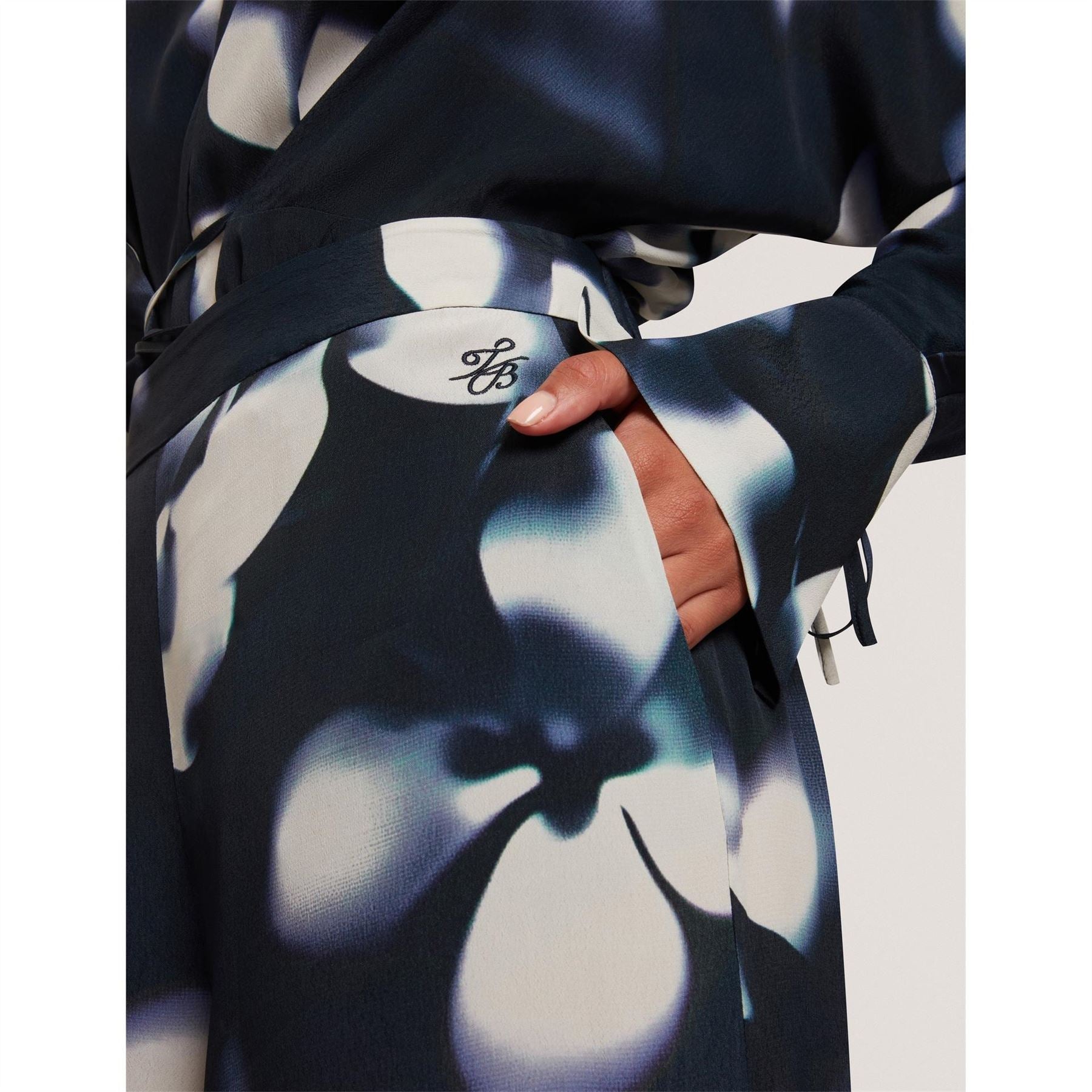 Ted Baker Floral Patterned Wide Palazzo Trousers