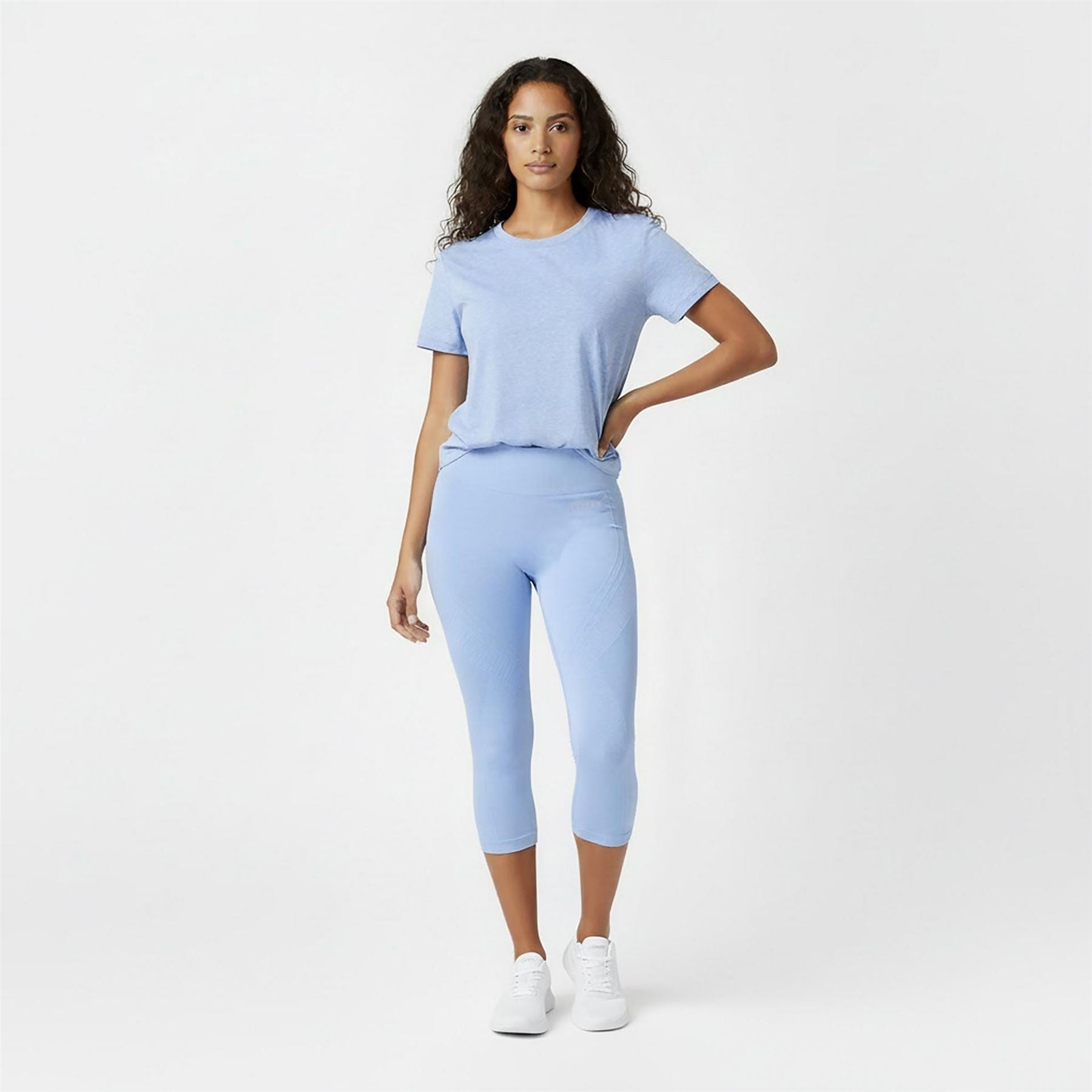 USA Pro Pro Seamless Capri Cropped Leggings Womens