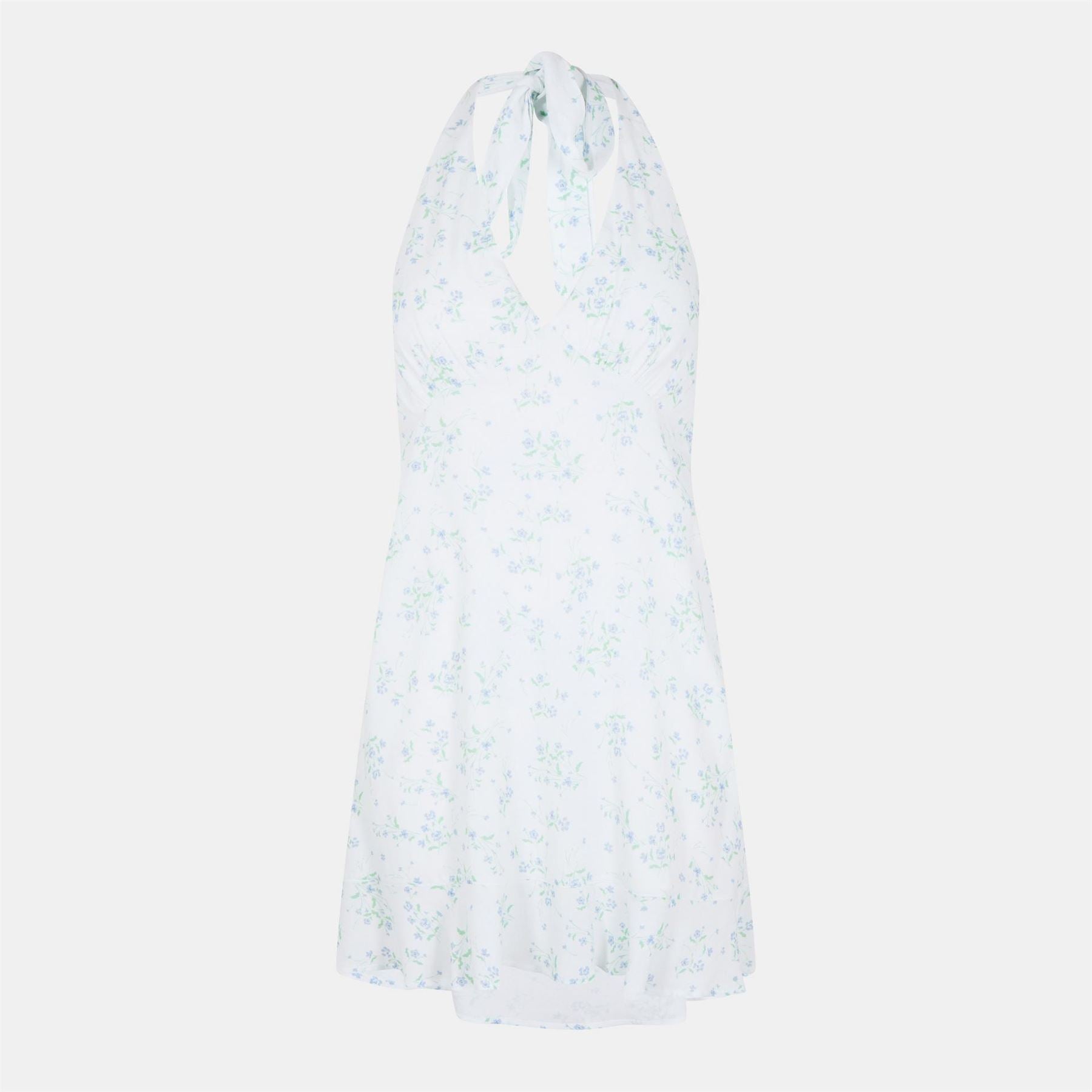 Jack Wills Halter Neck Mini A-Line Dress