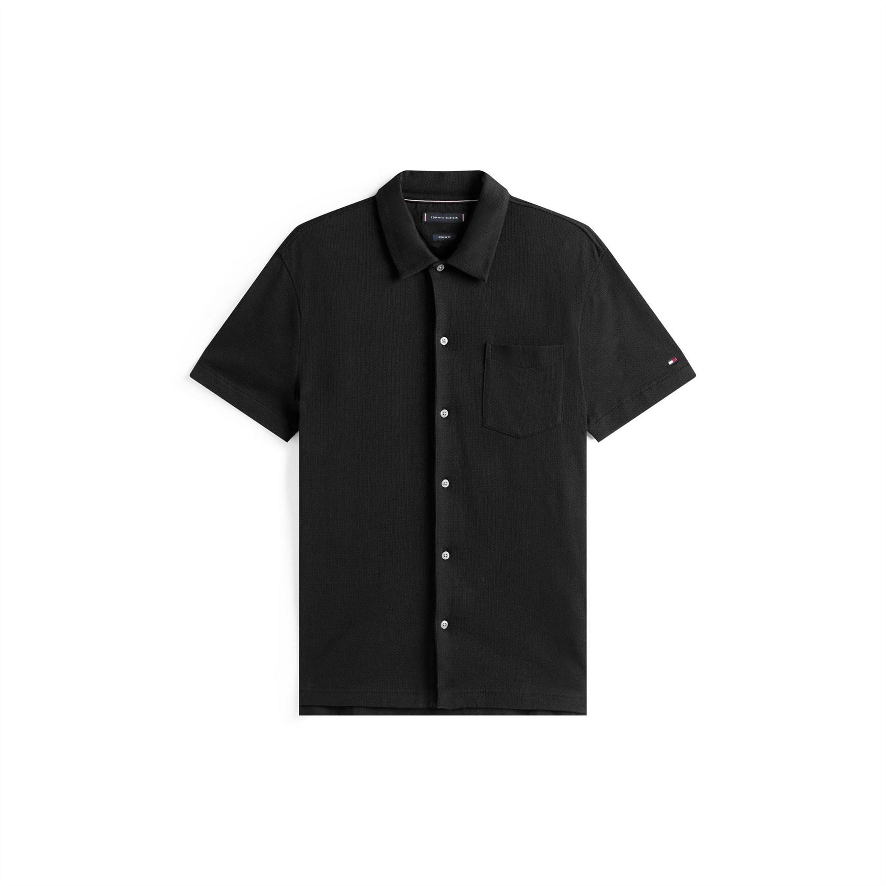 Tommy Hilfiger Waffle Regular Fit Short Sleeve Shirt