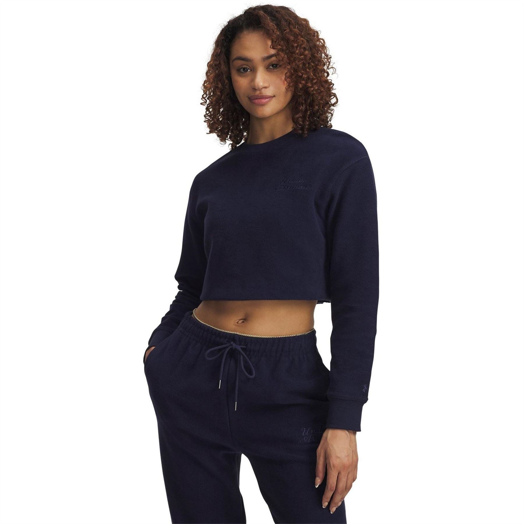 Under Armour Icon Terry Varsity Crew Sweatshirt