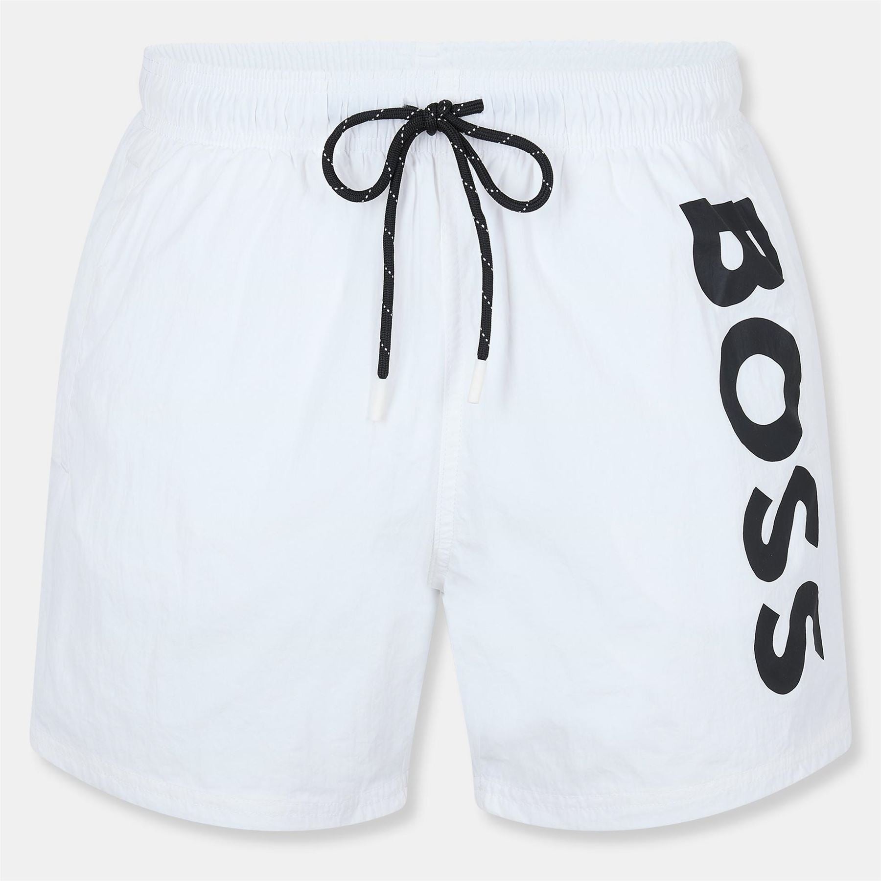 Boss Octopus Swim Shorts With Bold  Branding