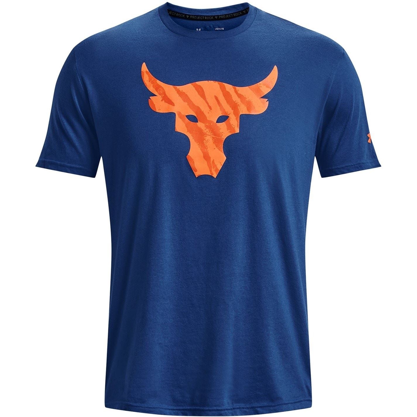 Under Armour Mens Armour Ua Pjt Rock Brahma Bull Ss T-Shirt