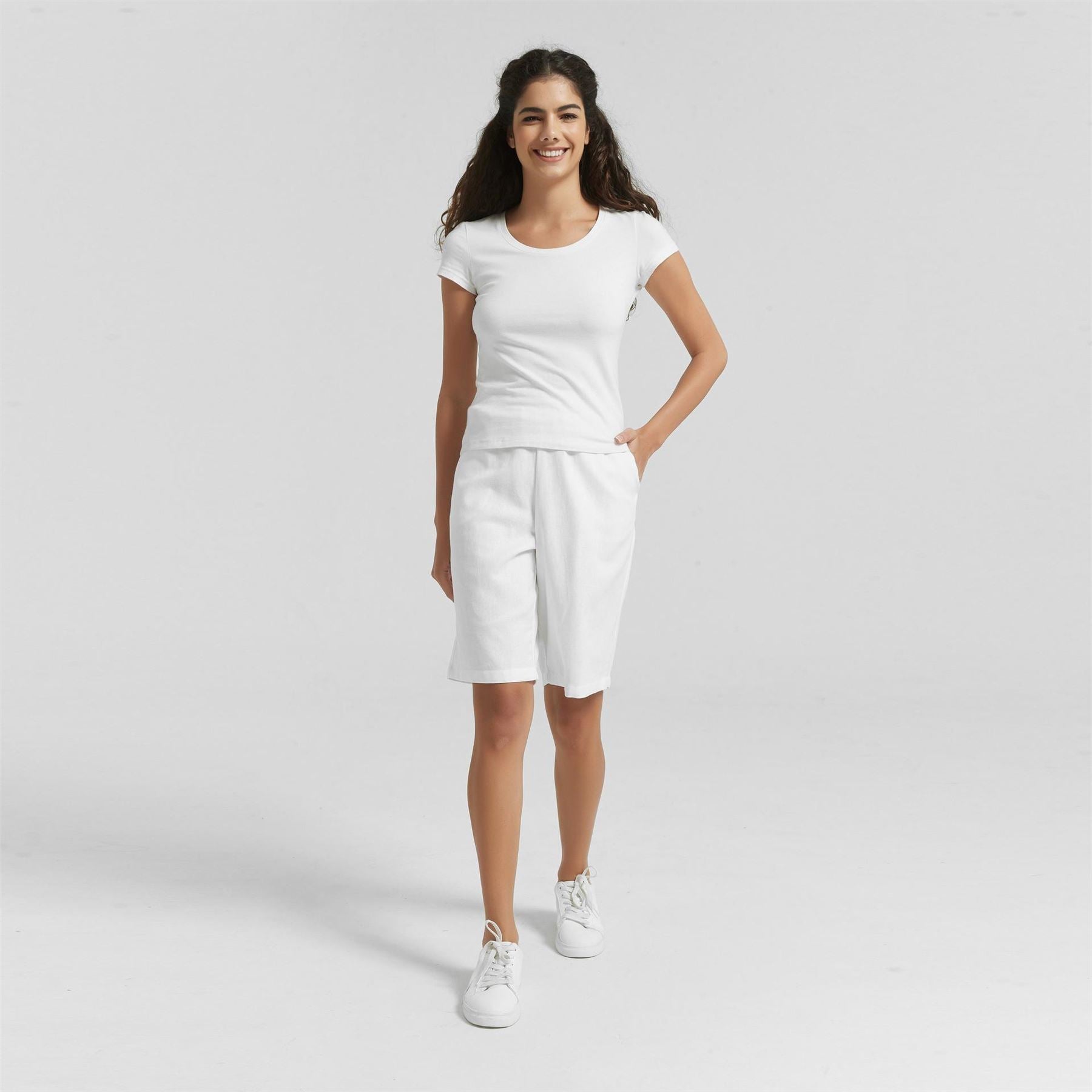 Be You Linen Tailored Shorts