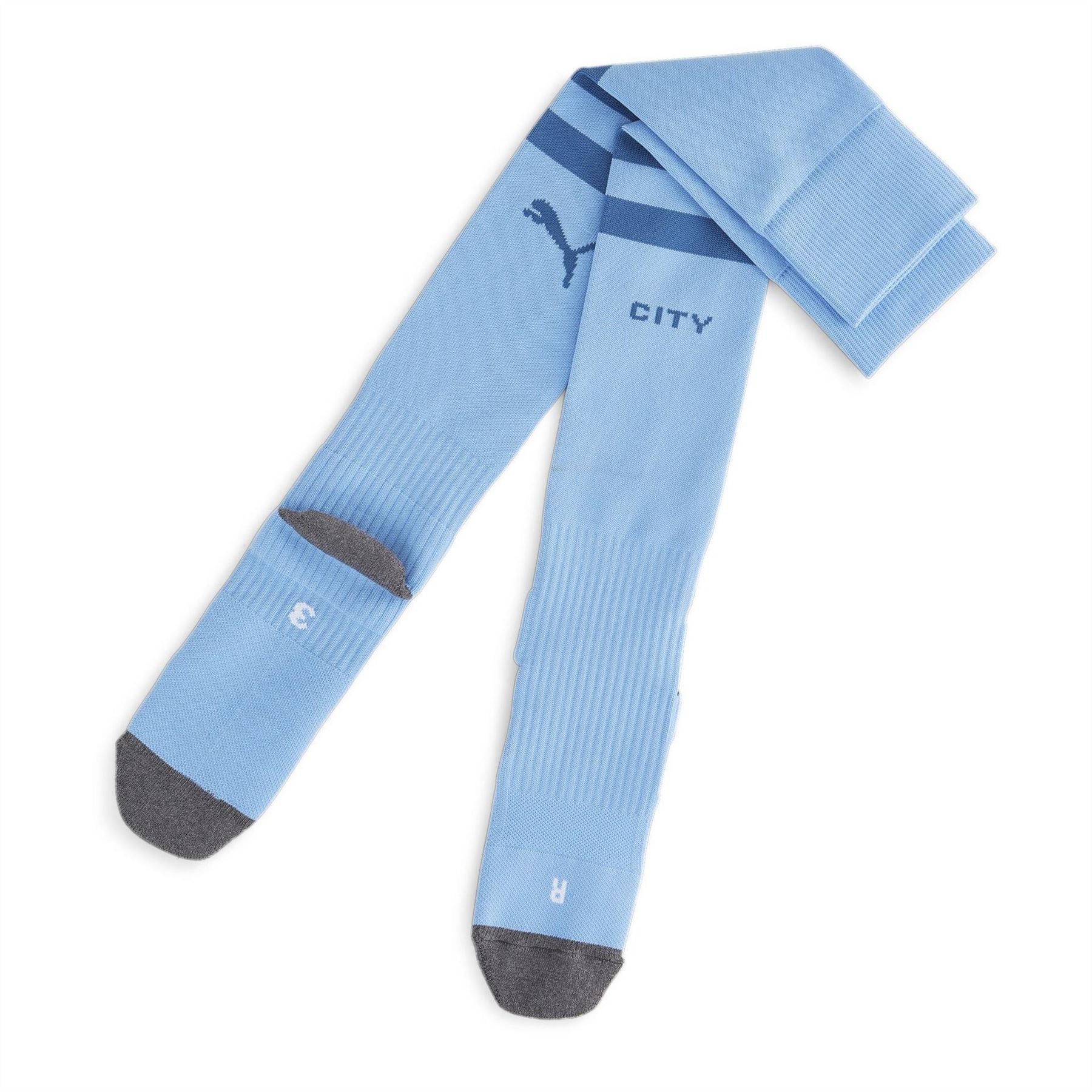 Puma Mcfc Striped Socks Replica Football Sock Unisex Kids