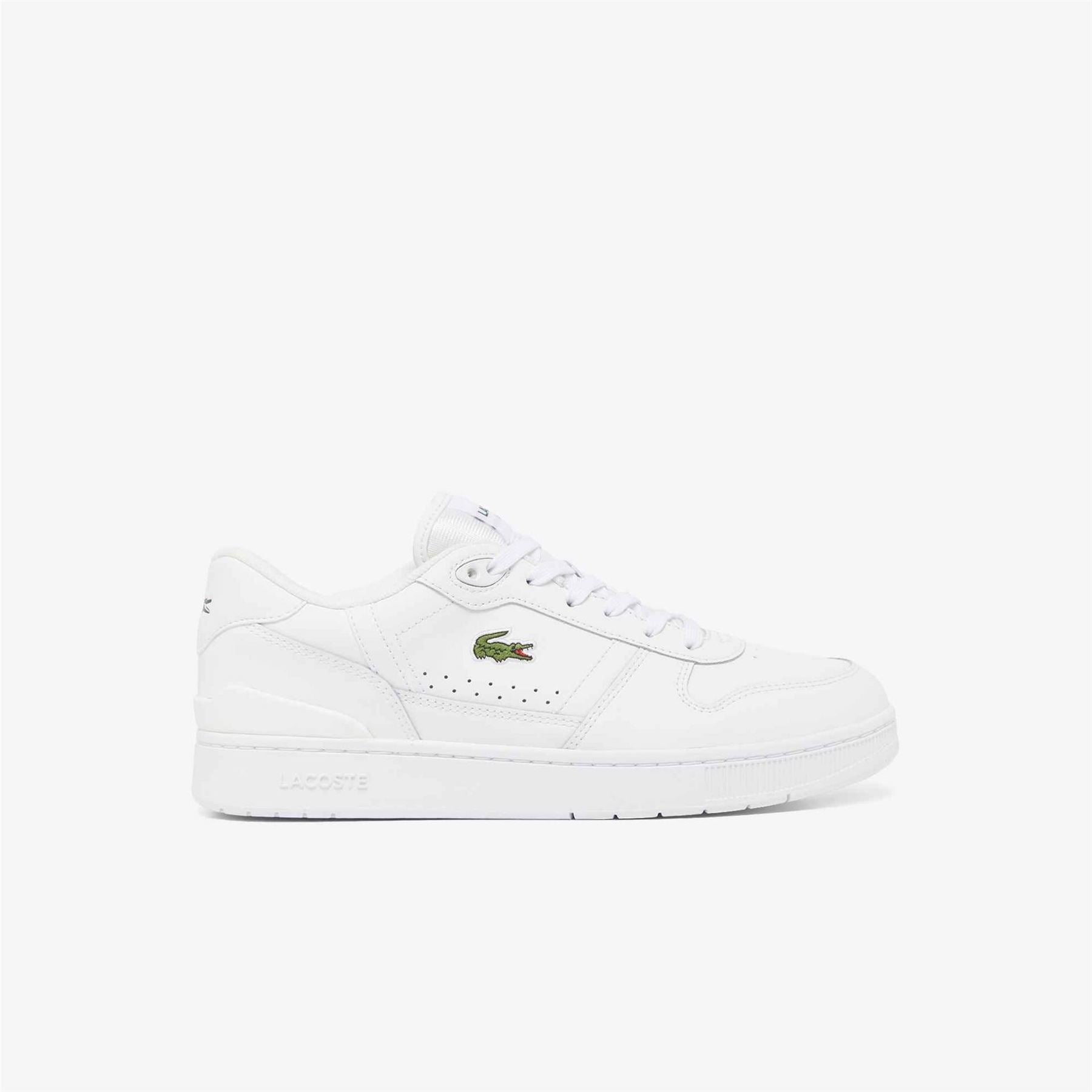 Lacoste T Clip Low Top Crocodile Print Sneakers
