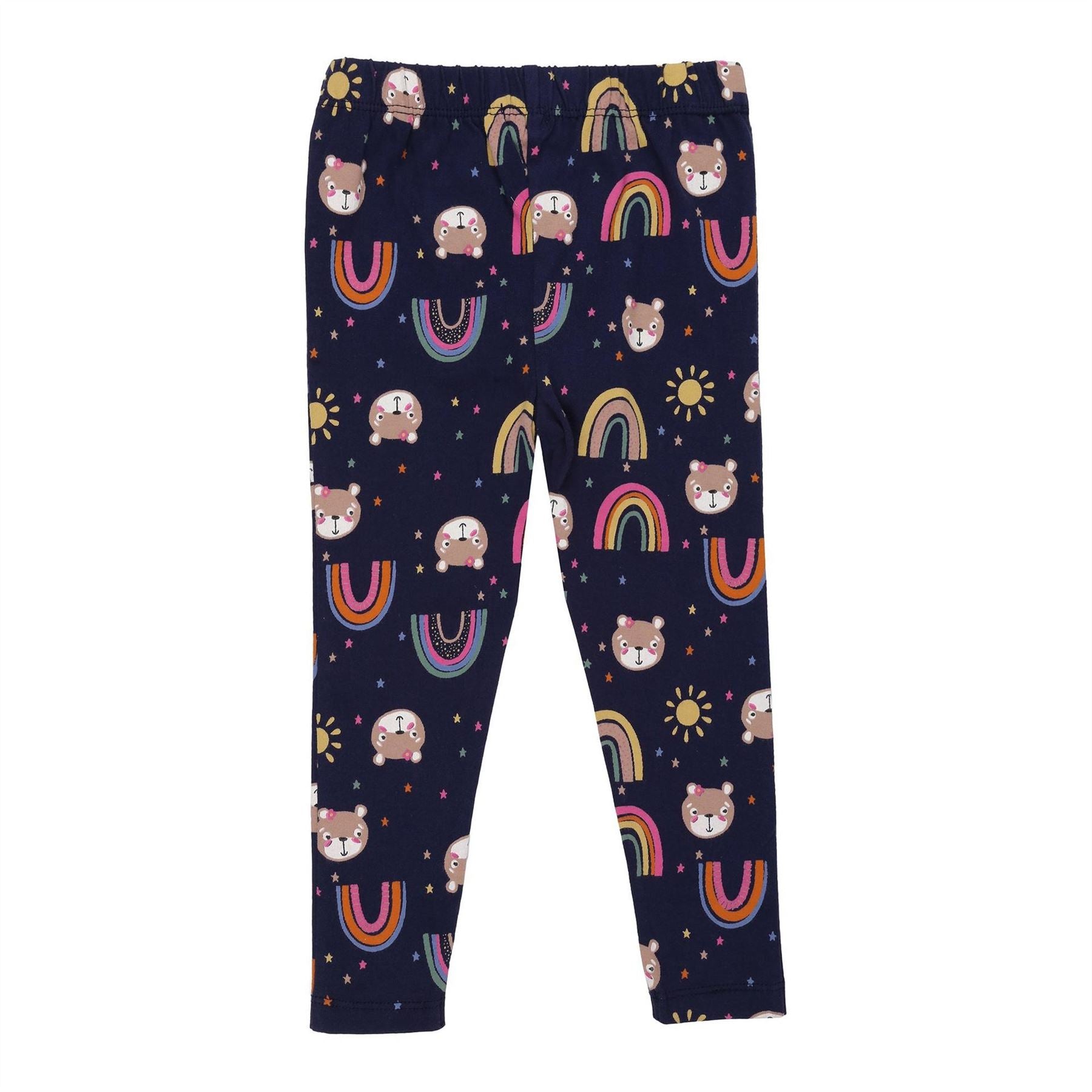 Lilly and Sid Rainbow Graphic Print Shapewear Leggings 2 Pack