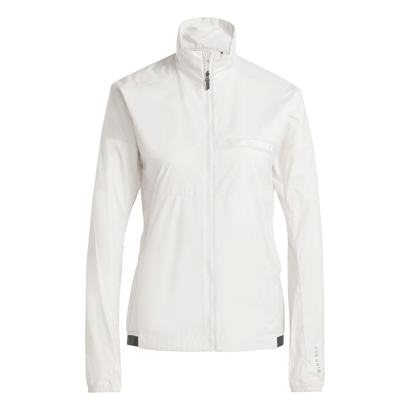 adidas Solid Patterned Windbreaker Jacket