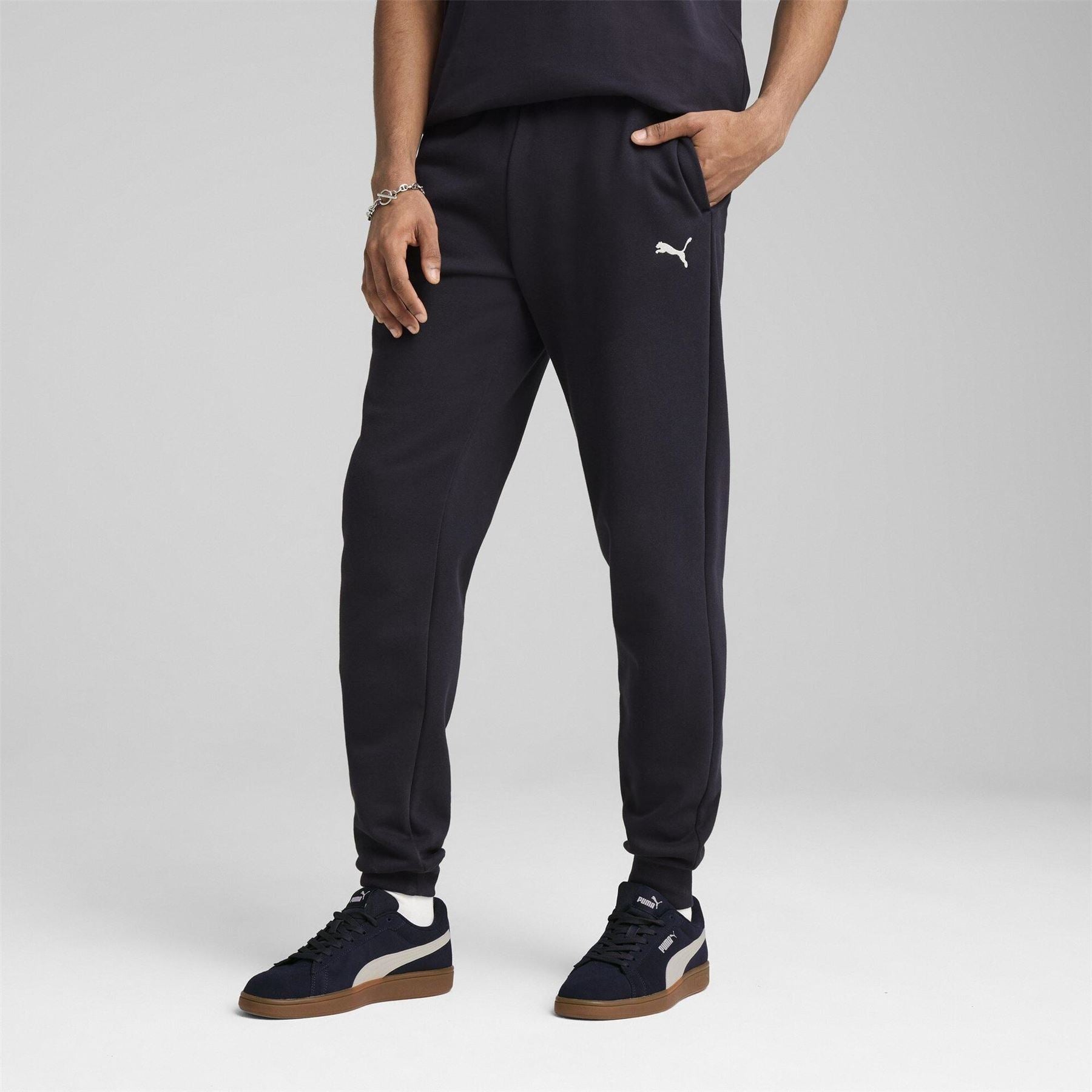 Puma Logo Cuffed Joggers