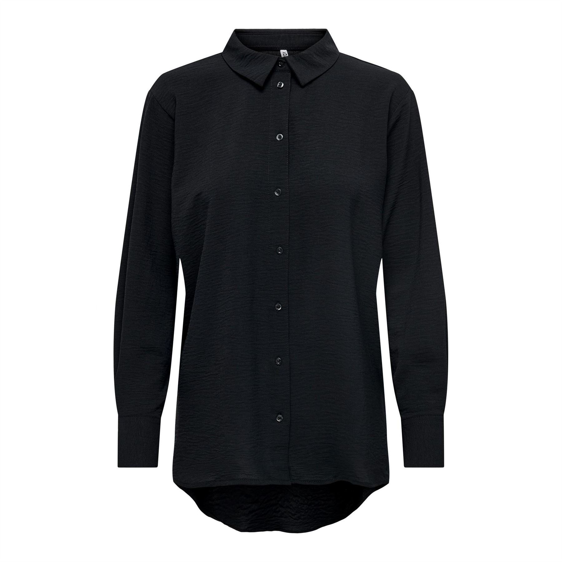 Only Collared Neck Shirt Collar Three-Quarter Sleeve Shirt