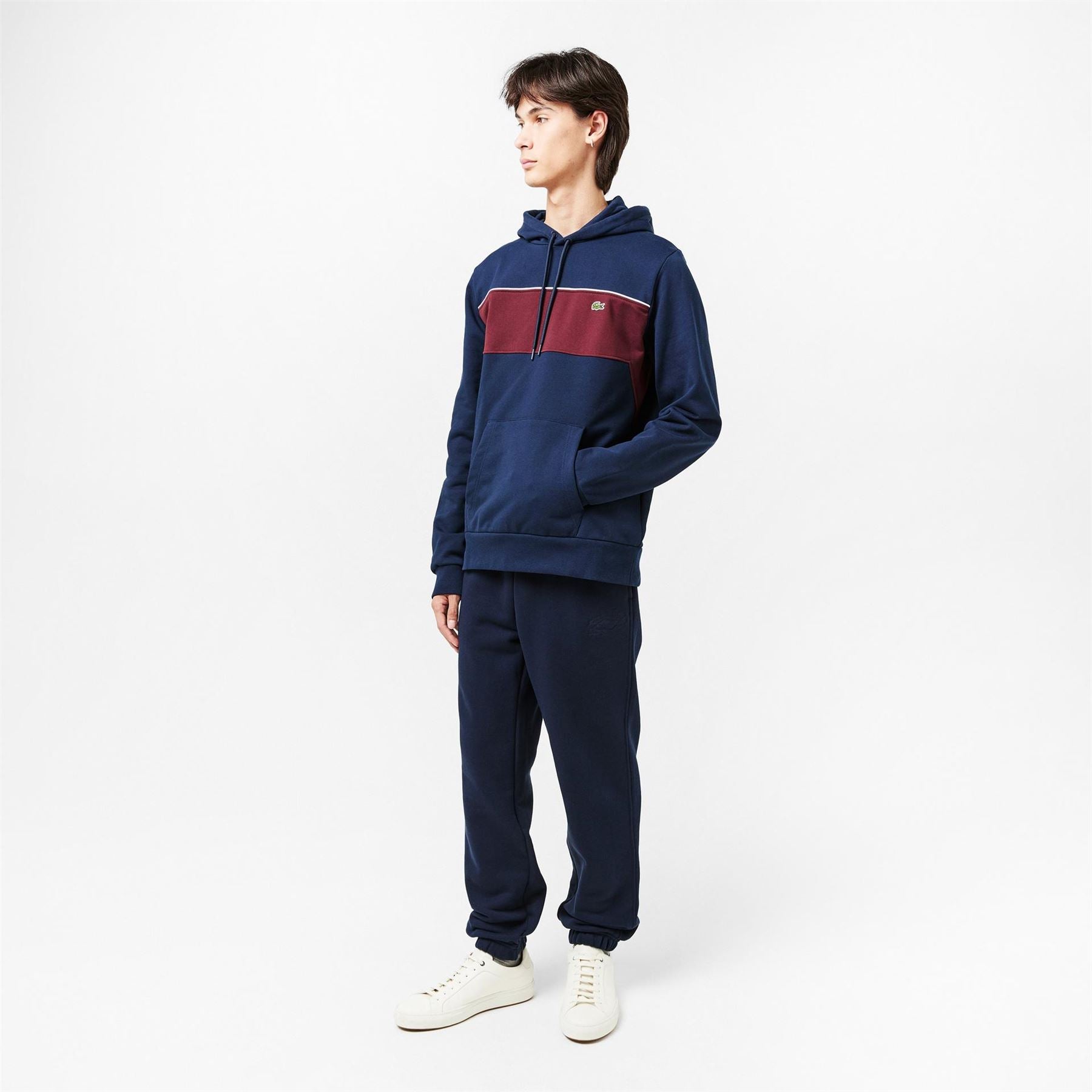 Lacoste Trackst Solid Patterned Straight Track Pants