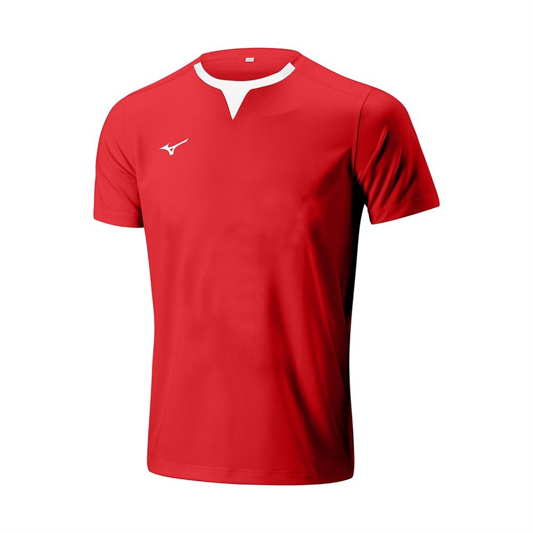 Mizuno Junior Notched Neck Regular Fit Athletic Shirt