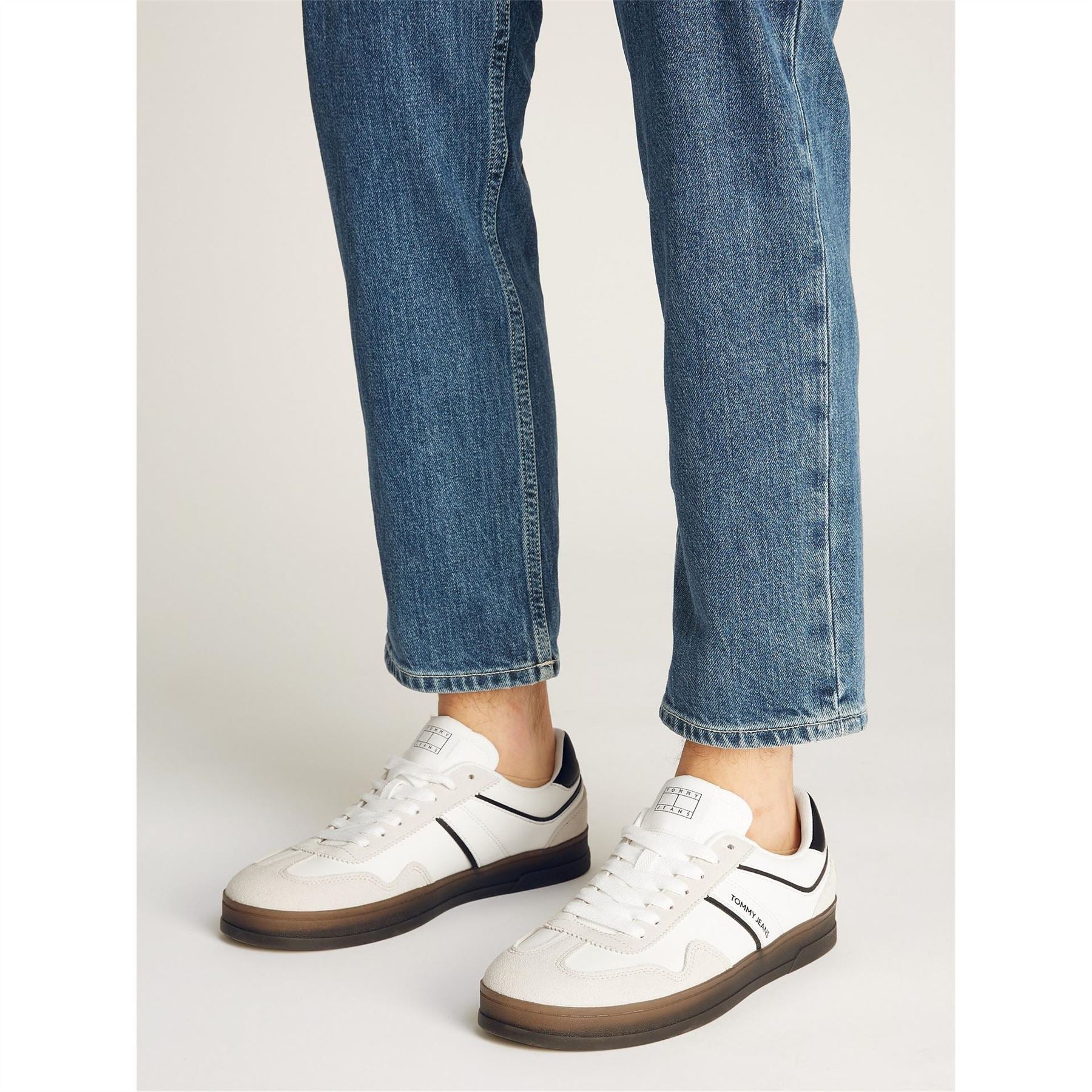 Tommy Jeans Greenwich Leather Low Top Trainers